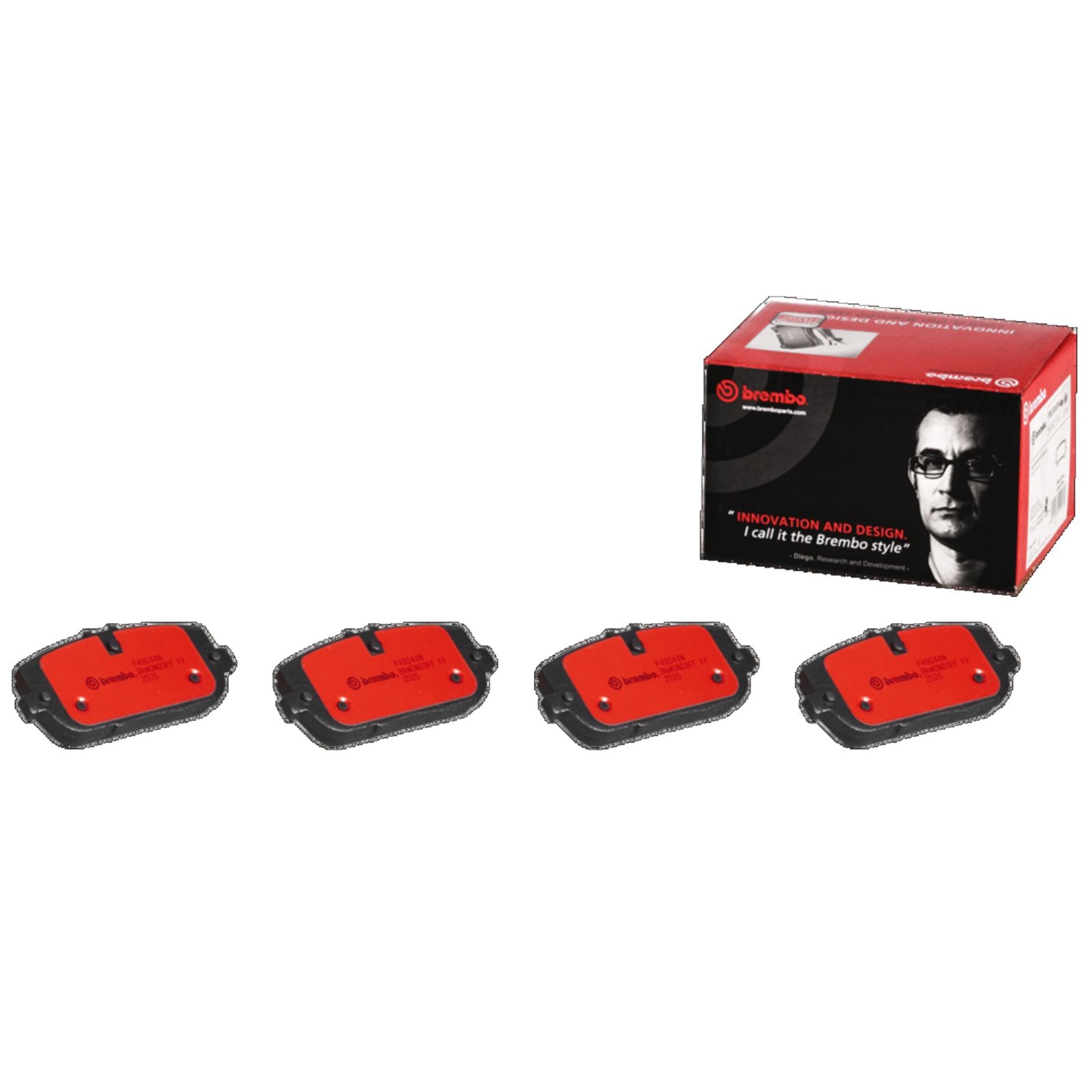 PRIME Ceramic Rear Disc Brake Pad Set - P49044N_02