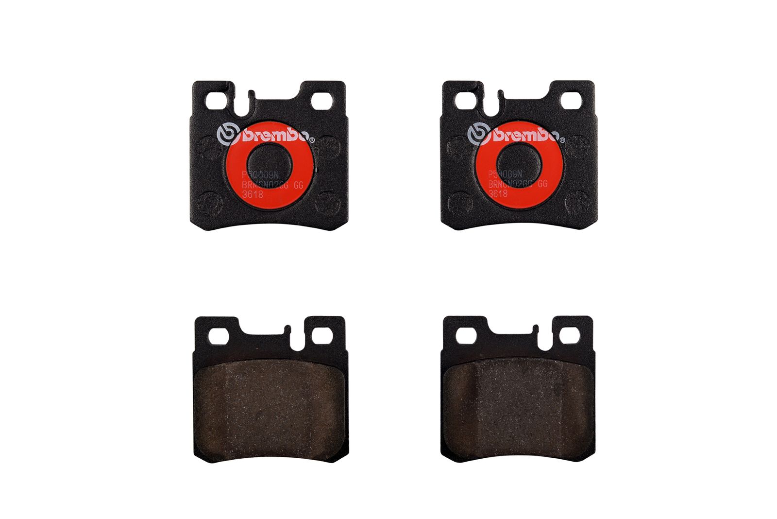 PRIME Ceramic Rear Disc Brake Pad Set - P50009N_01