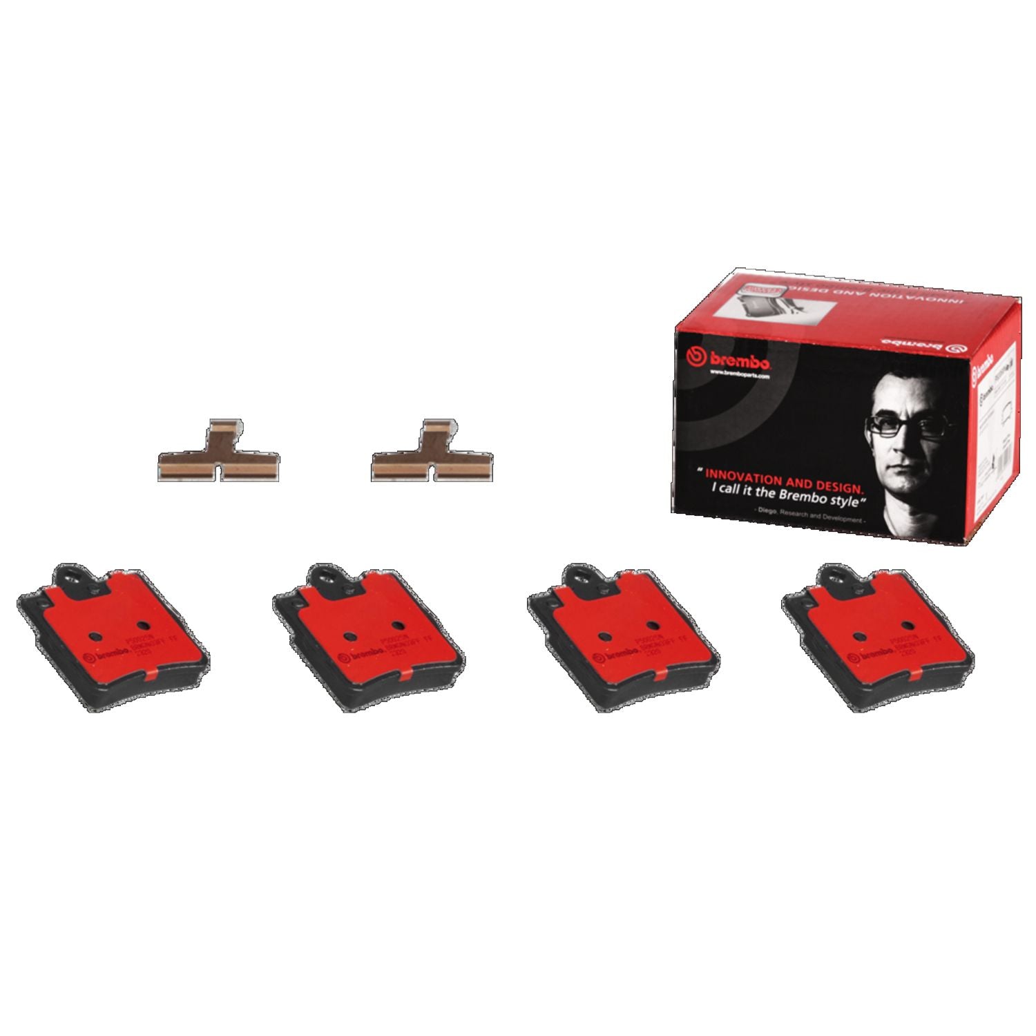 PRIME Ceramic Rear Disc Brake Pad Set - P50025N_02