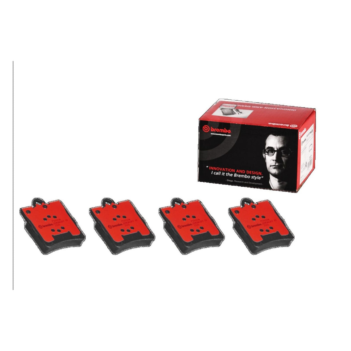 PRIME Ceramic Rear Disc Brake Pad Set - P50033N_02