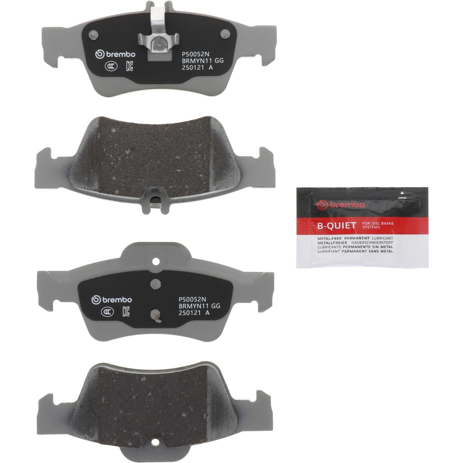 PRIME Ceramic Rear Disc Brake Pad Set - P50052N_06
