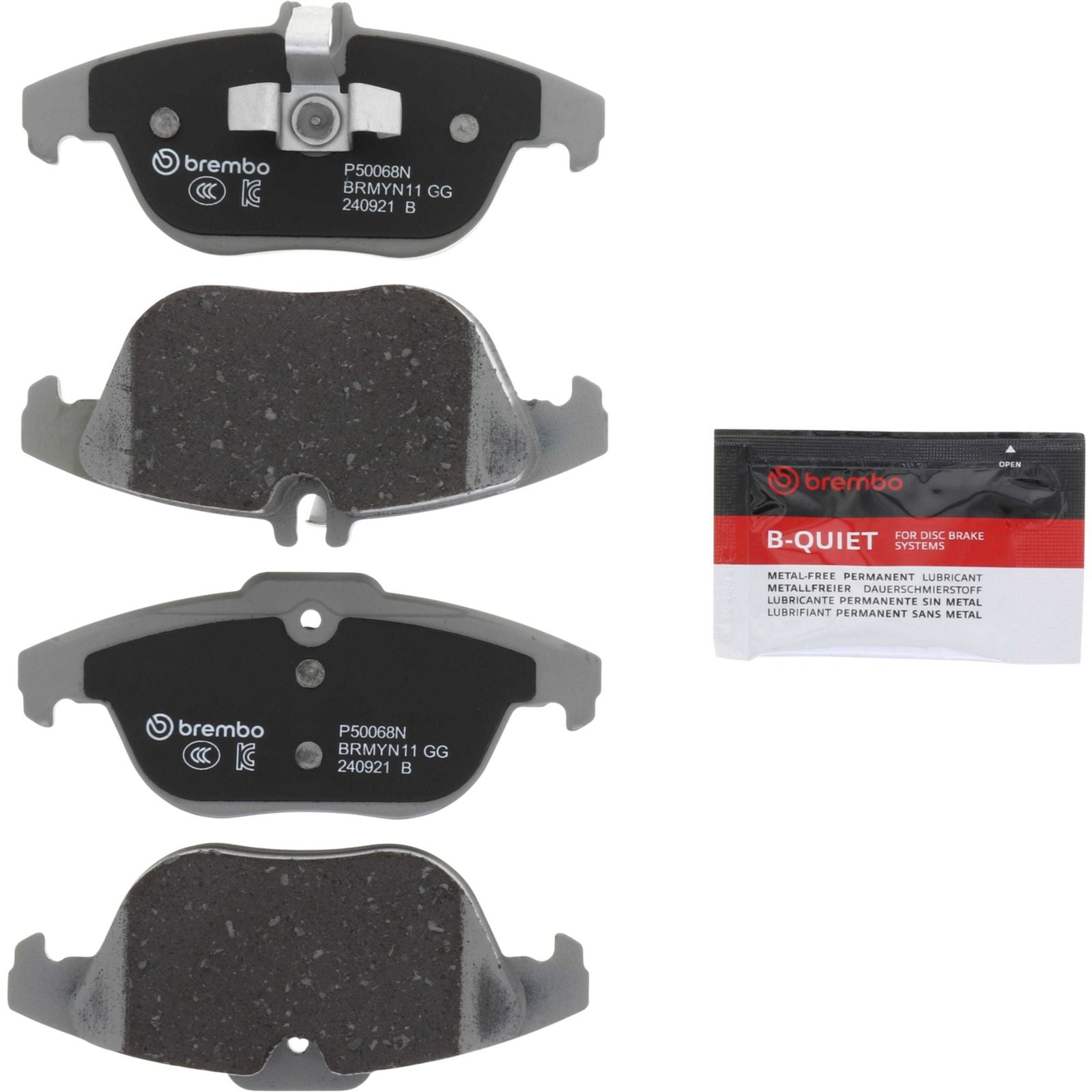 PRIME Ceramic Rear Disc Brake Pad Set - P50068N_06