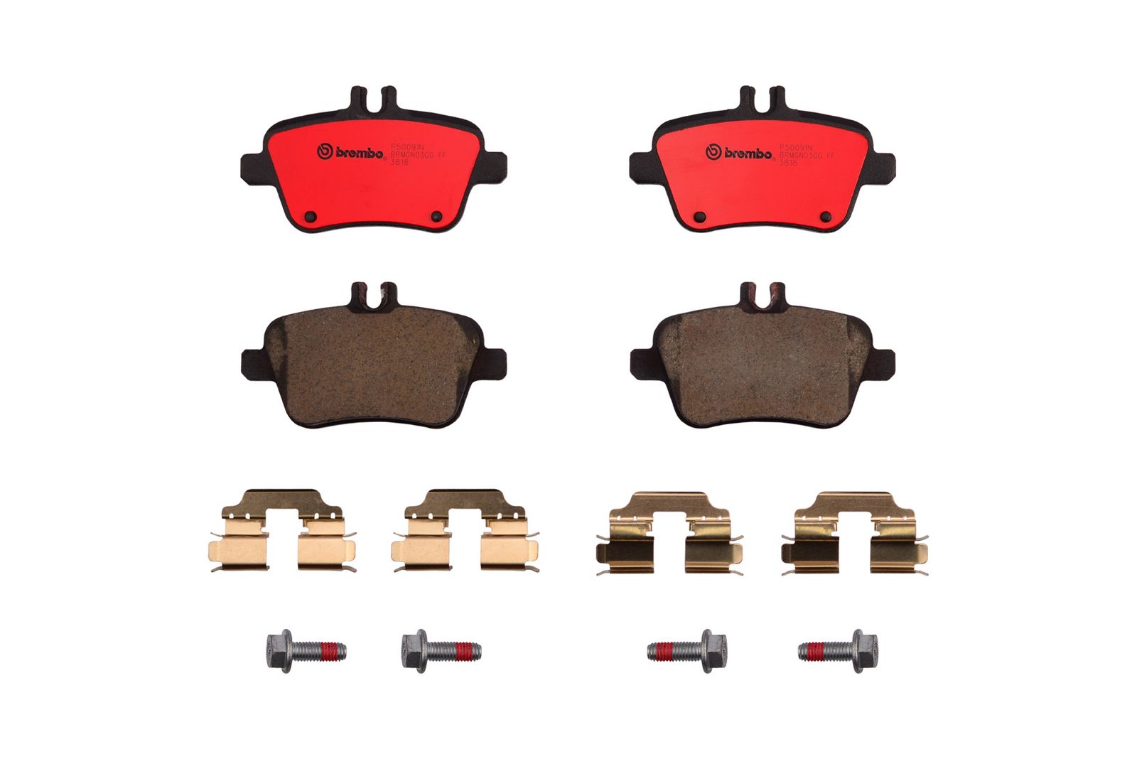 PRIME Ceramic Rear Disc Brake Pad Set - P50091N_01