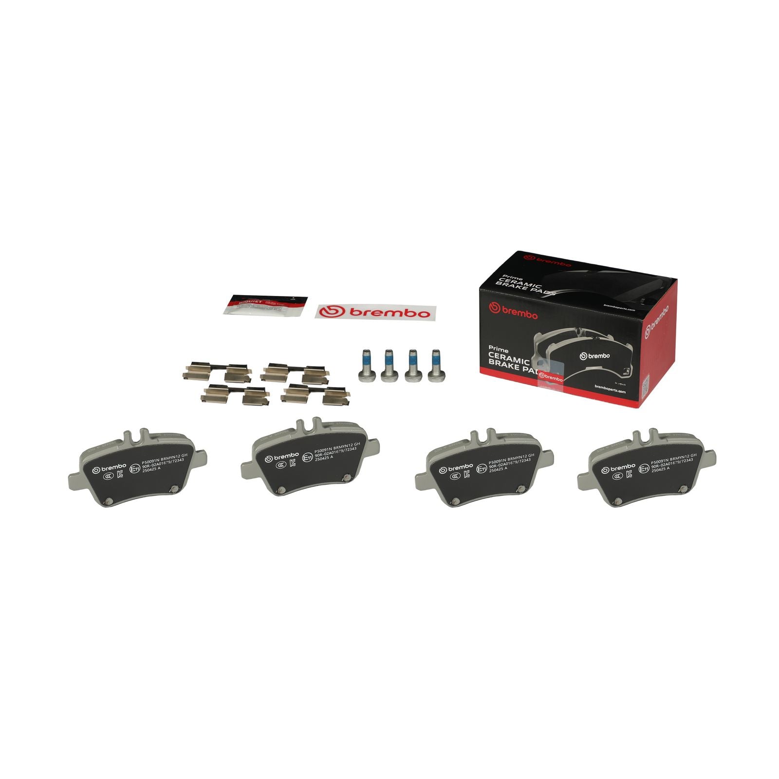 PRIME Ceramic Rear Disc Brake Pad Set - P50091N_01