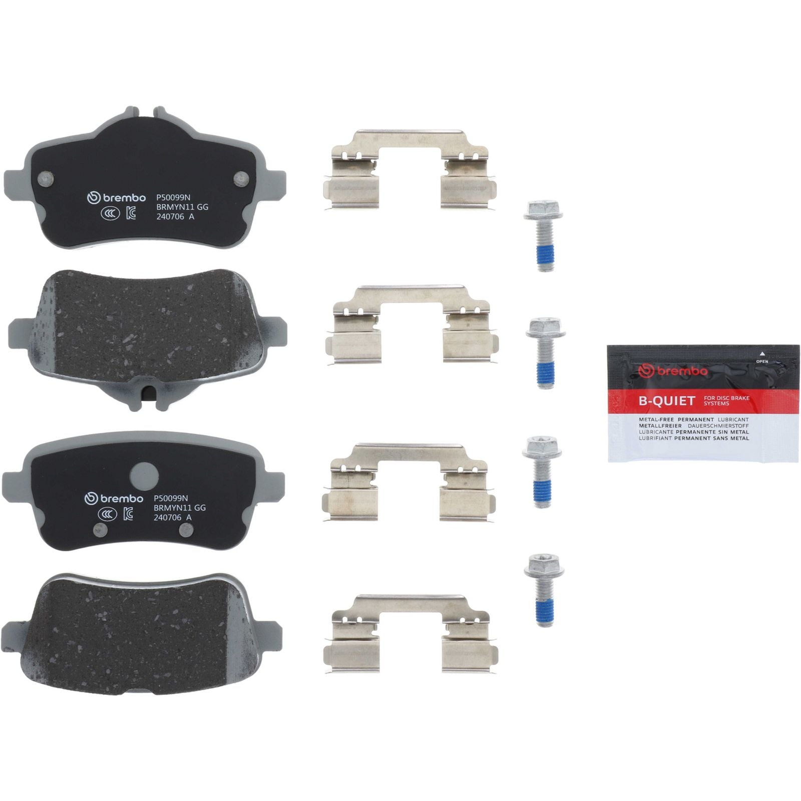 PRIME Ceramic Rear Disc Brake Pad Set - P50099N_06