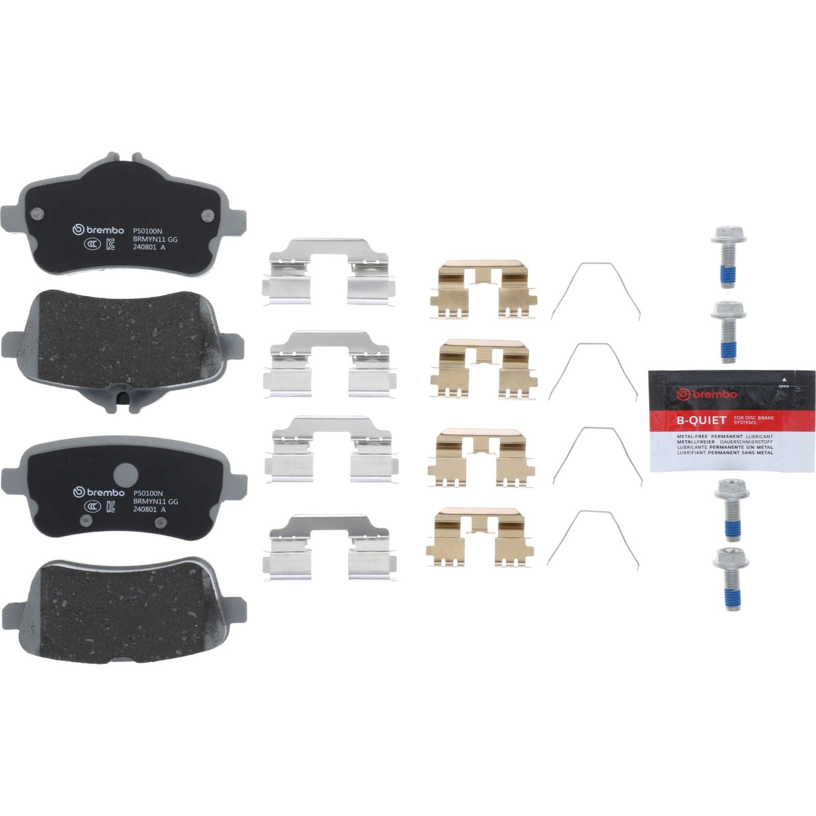PRIME Ceramic Rear Disc Brake Pad Set - P50100N_02