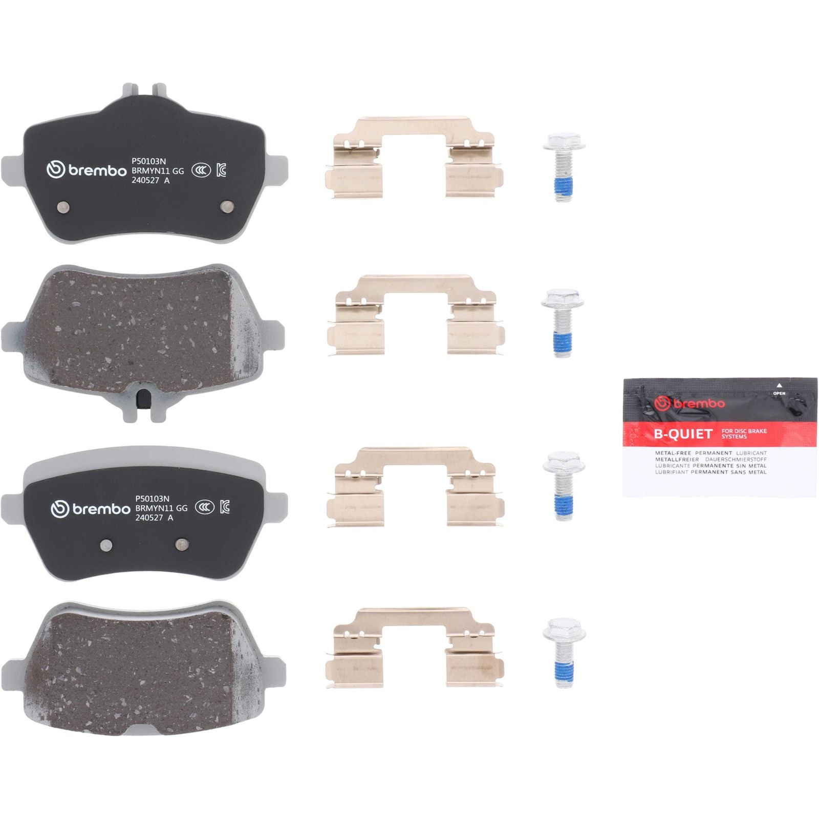 PRIME Ceramic Rear Disc Brake Pad Set - P50103N_02