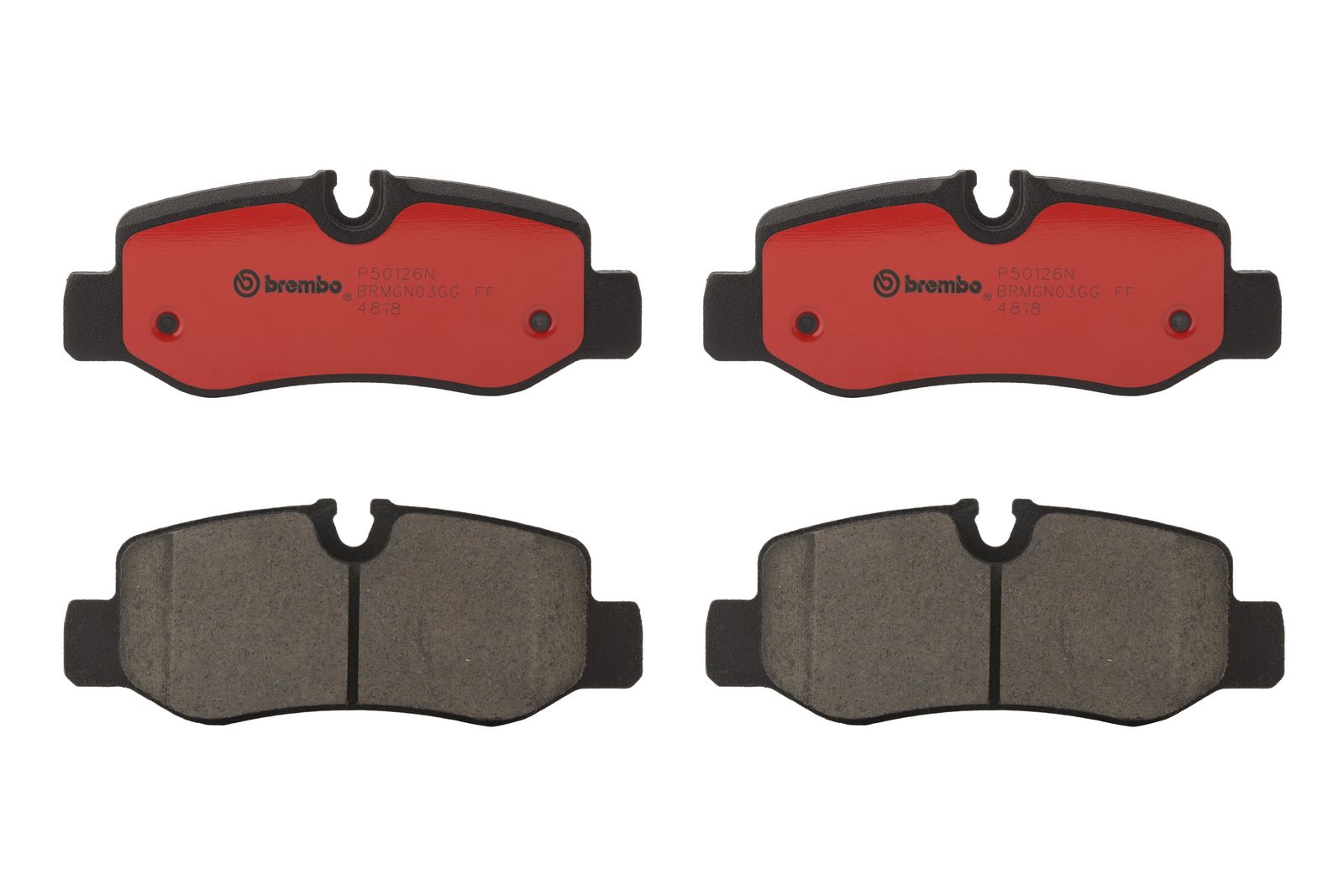 PRIME Ceramic Rear Disc Brake Pad Set - P50126N_01