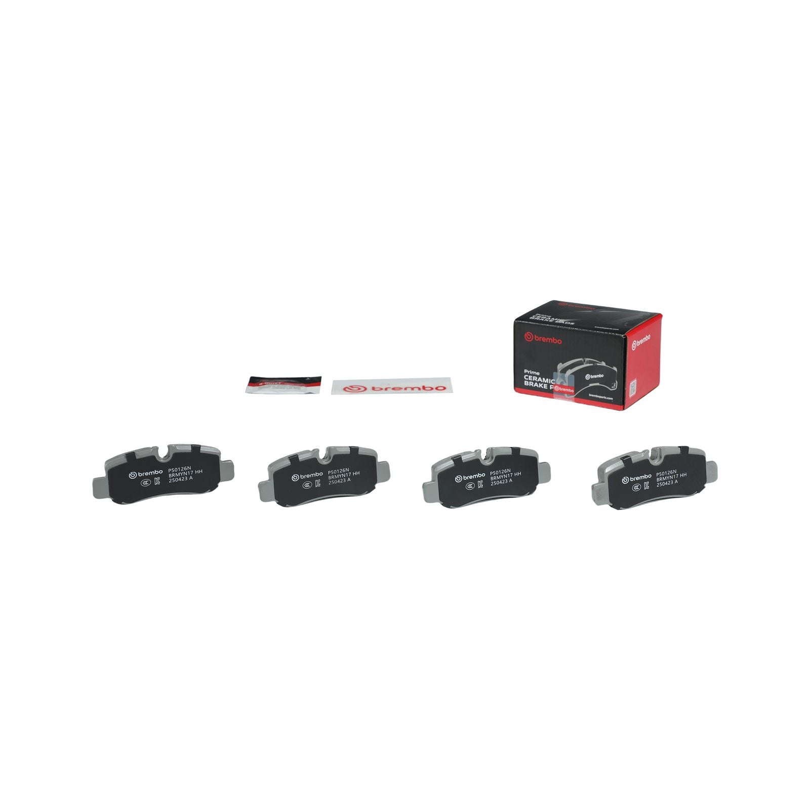 PRIME Ceramic Rear Disc Brake Pad Set - P50126N_01