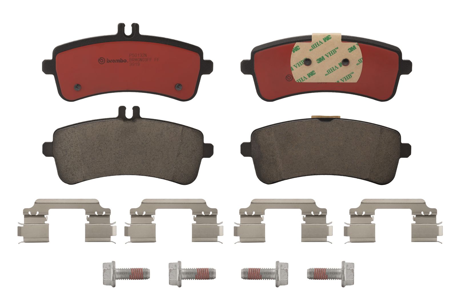 PRIME Ceramic Rear Disc Brake Pad Set - P50132N_01
