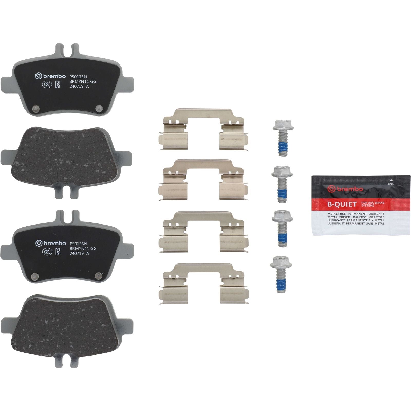 PRIME Ceramic Rear Disc Brake Pad Set - P50135N_02