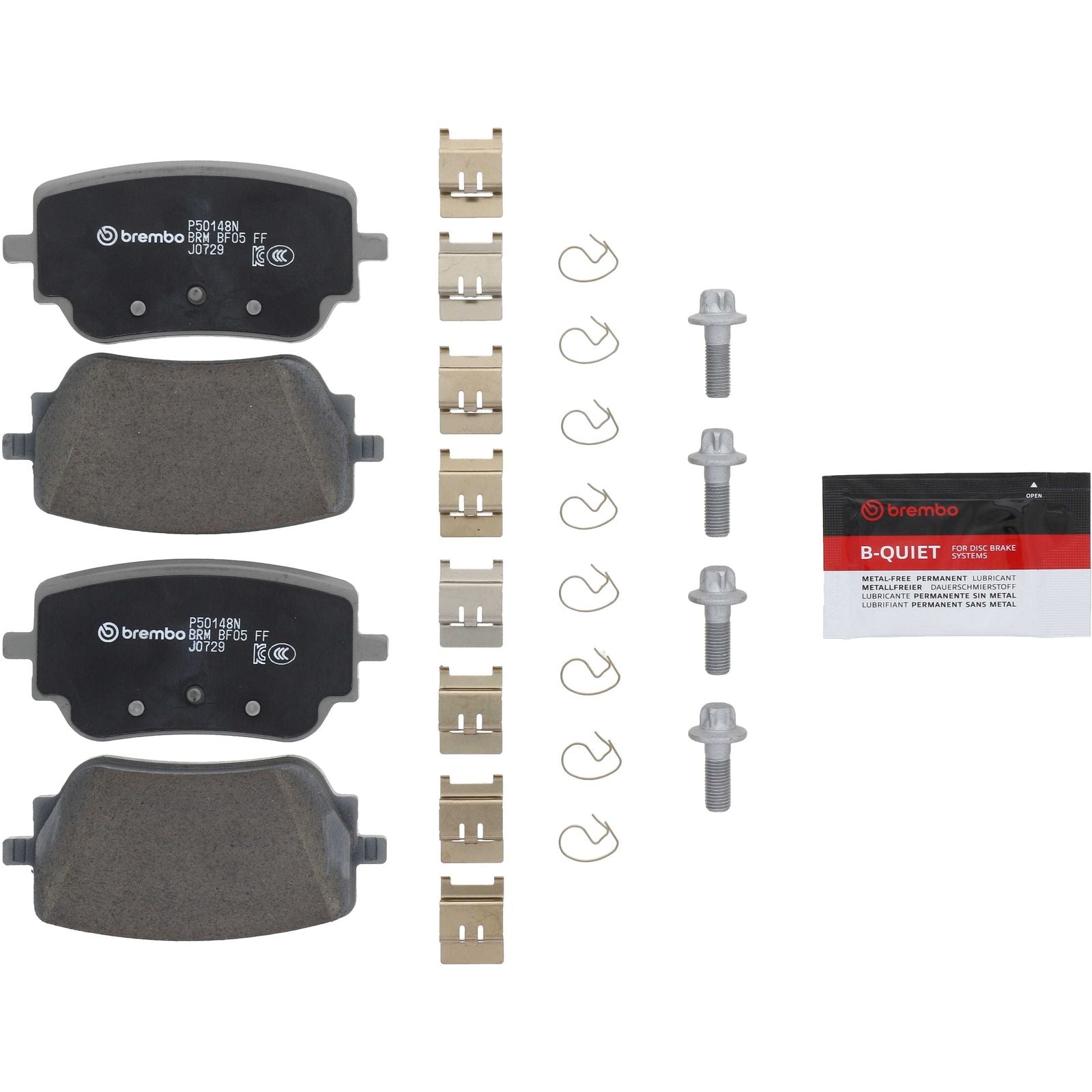 PRIME Ceramic Rear Disc Brake Pad Set - P50148N_02