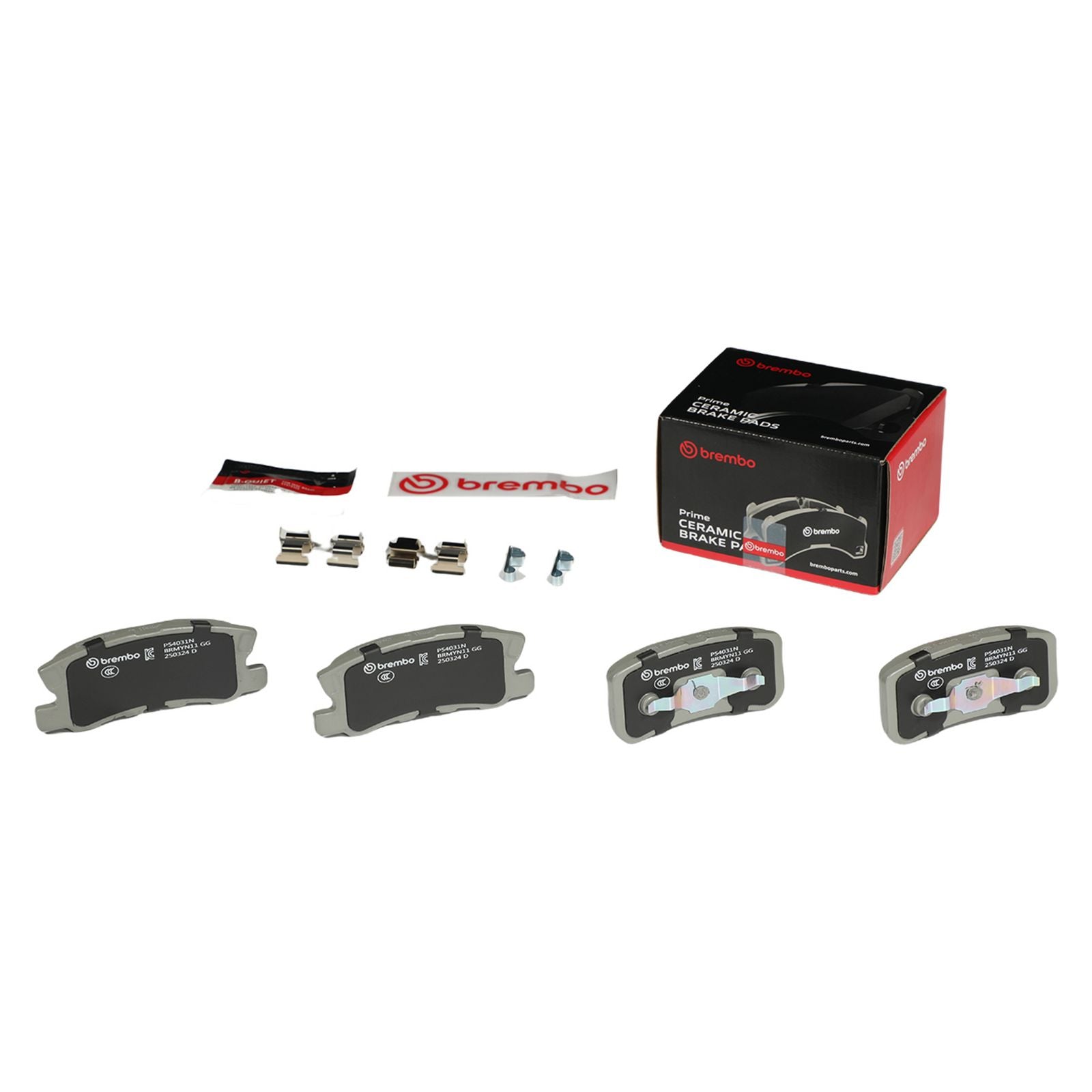 PRIME Ceramic Rear Disc Brake Pad Set - P54031N_02