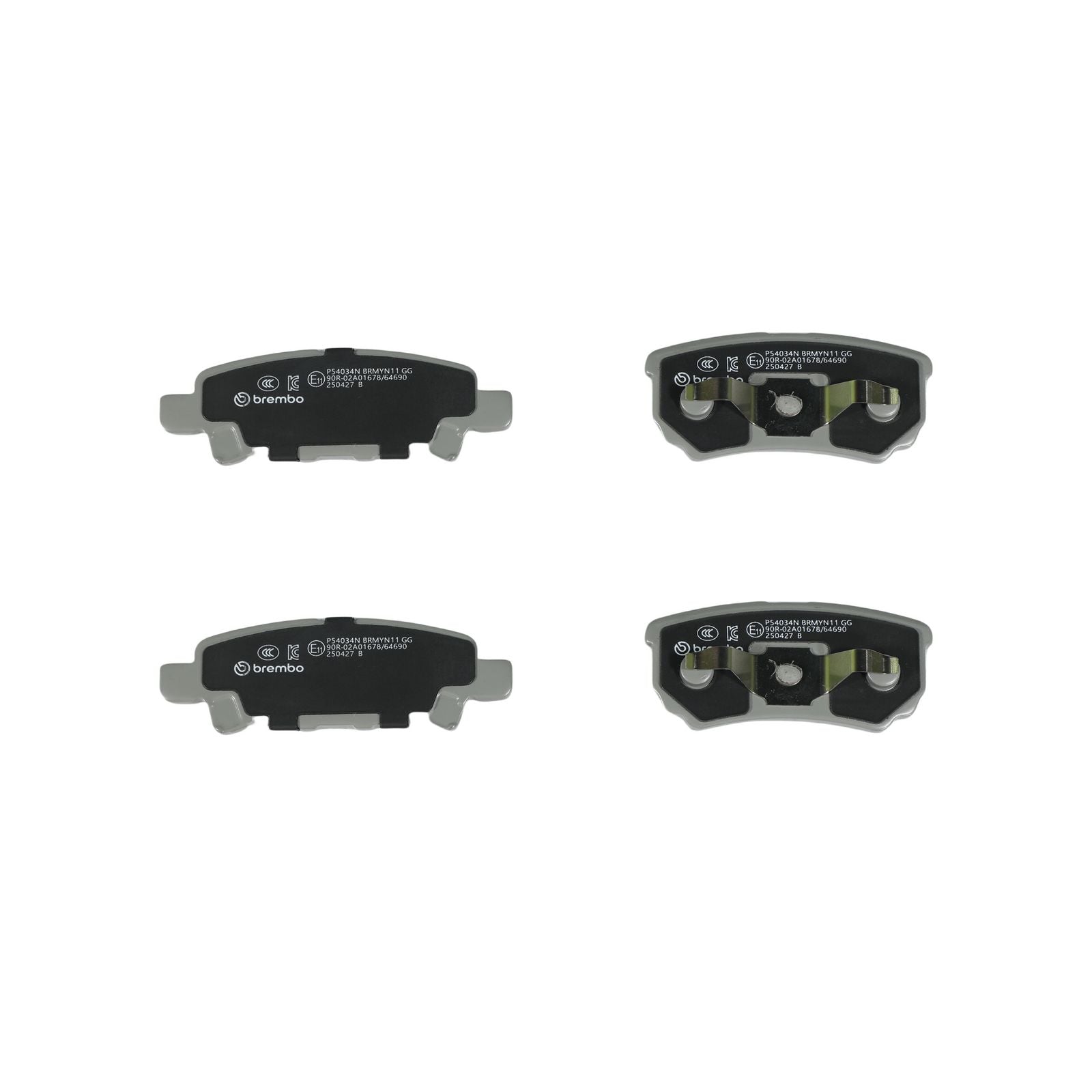 PRIME Ceramic Rear Disc Brake Pad Set - P54034N_04