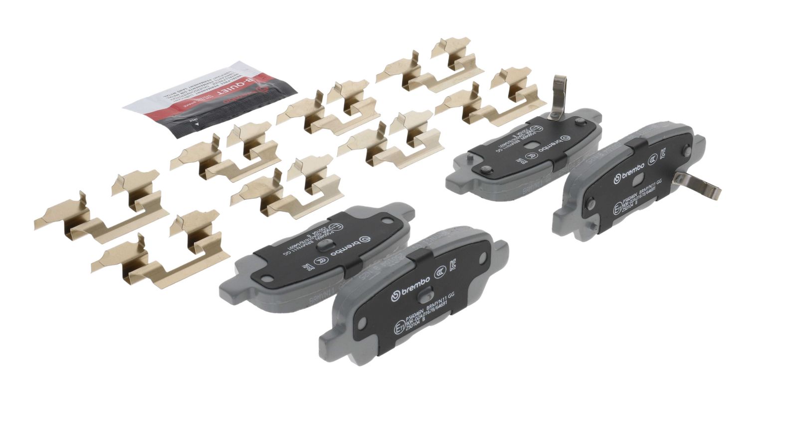 PRIME Ceramic Rear Disc Brake Pad Set - P56046N_16