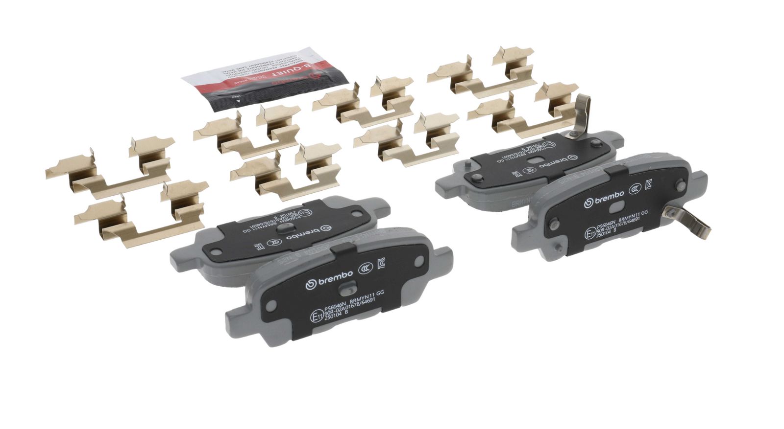 PRIME Ceramic Rear Disc Brake Pad Set - P56046N_17