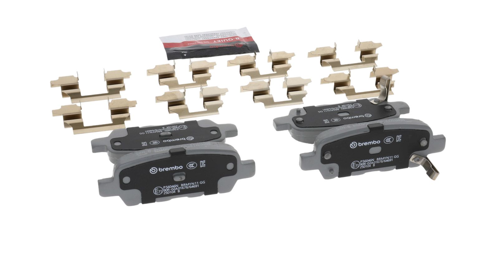 PRIME Ceramic Rear Disc Brake Pad Set - P56046N_18