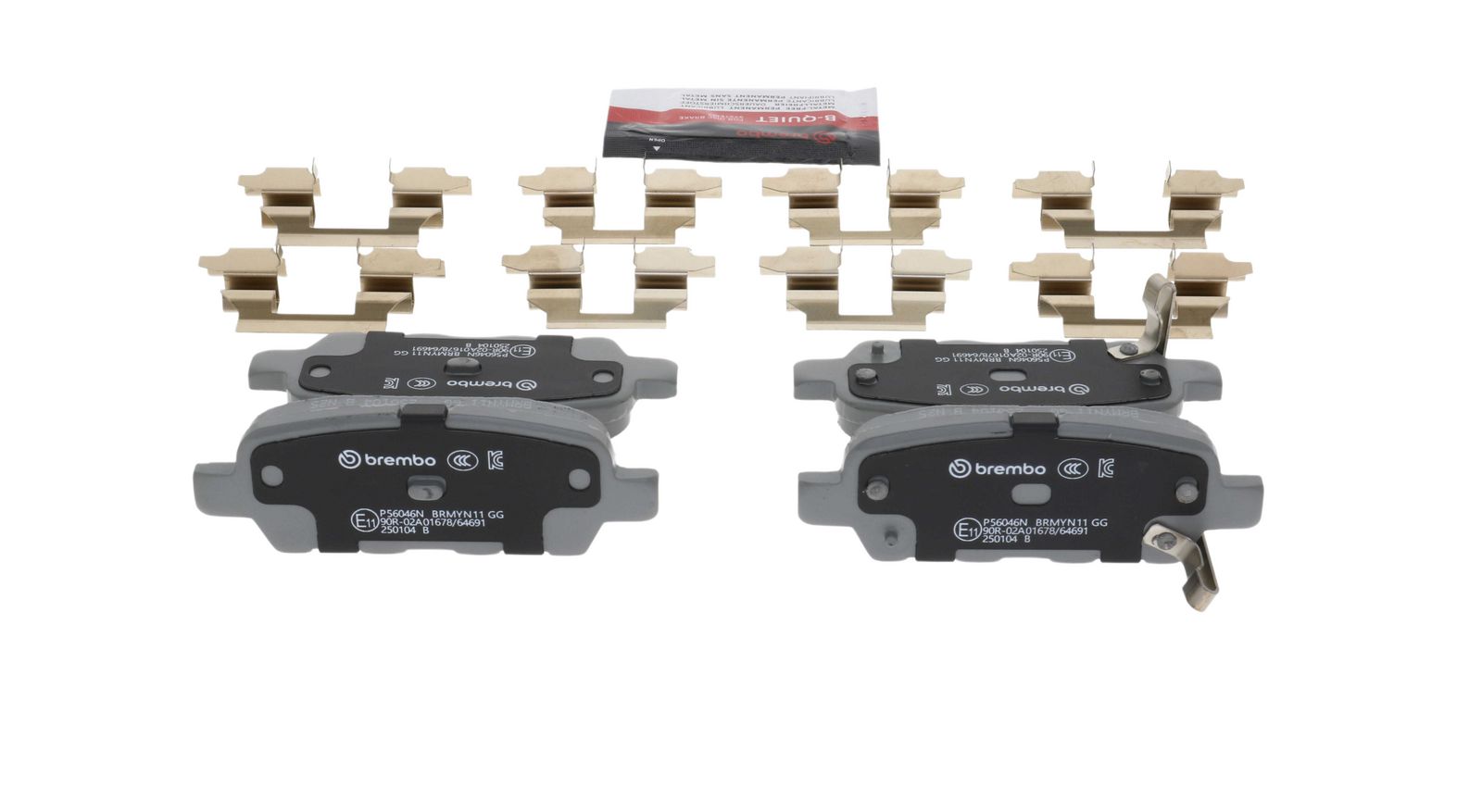 PRIME Ceramic Rear Disc Brake Pad Set - P56046N_19