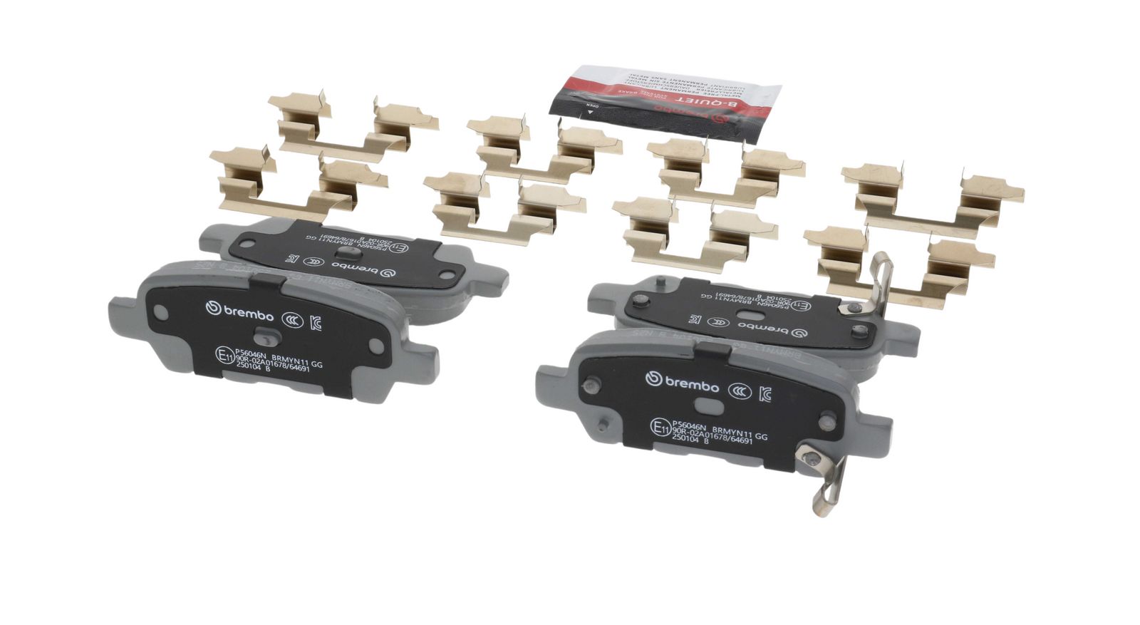 PRIME Ceramic Rear Disc Brake Pad Set - P56046N_20