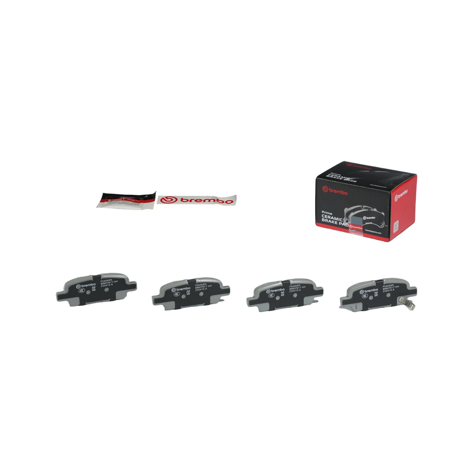 PRIME Ceramic Rear Disc Brake Pad Set - P56068N_03