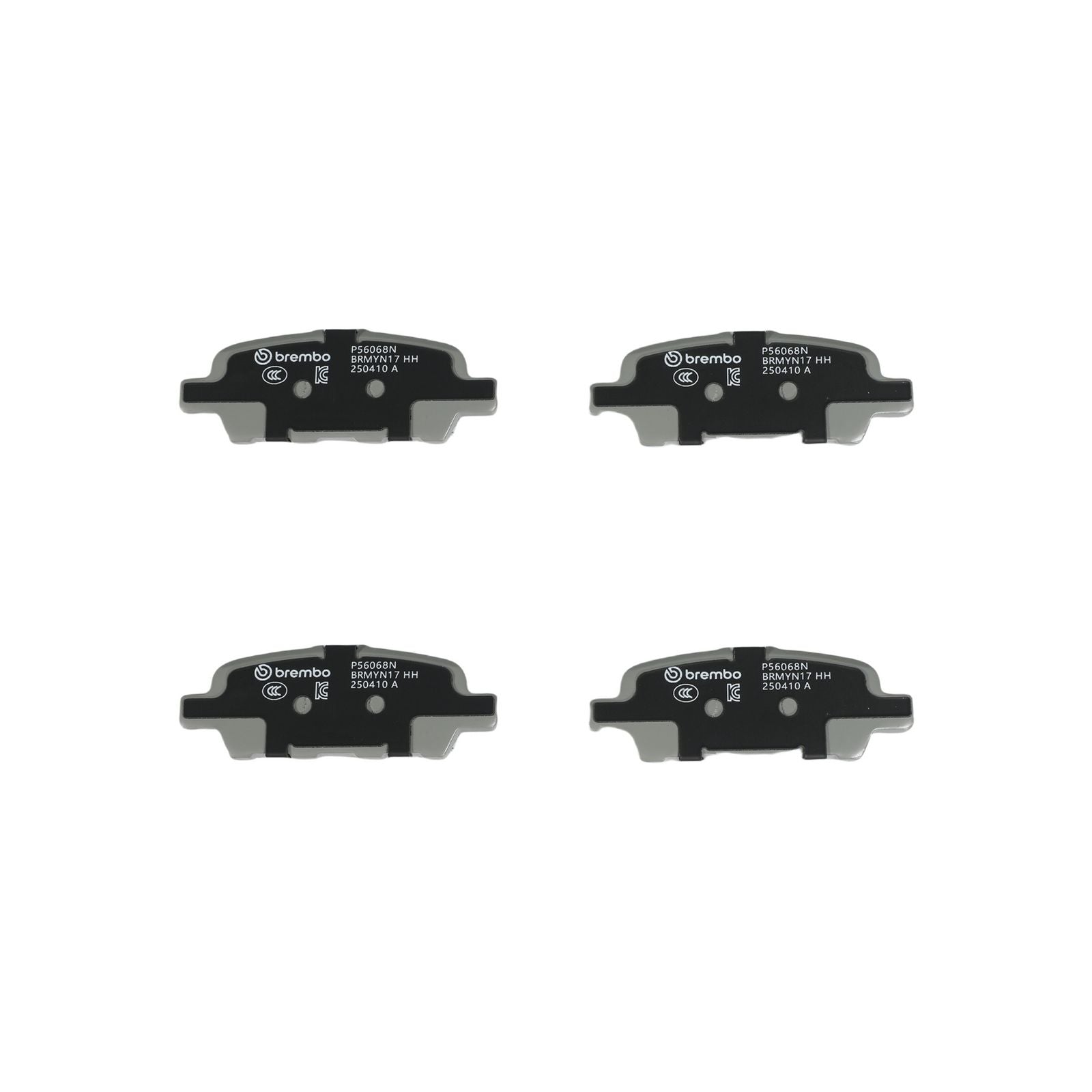 PRIME Ceramic Rear Disc Brake Pad Set - P56068N_04