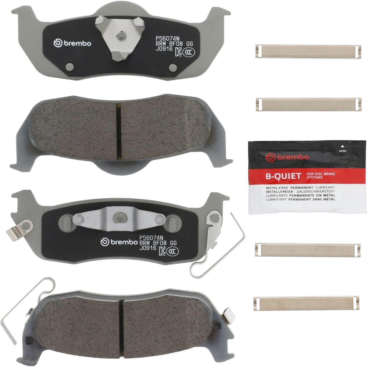 PRIME Ceramic Rear Disc Brake Pad Set - P56074N_02