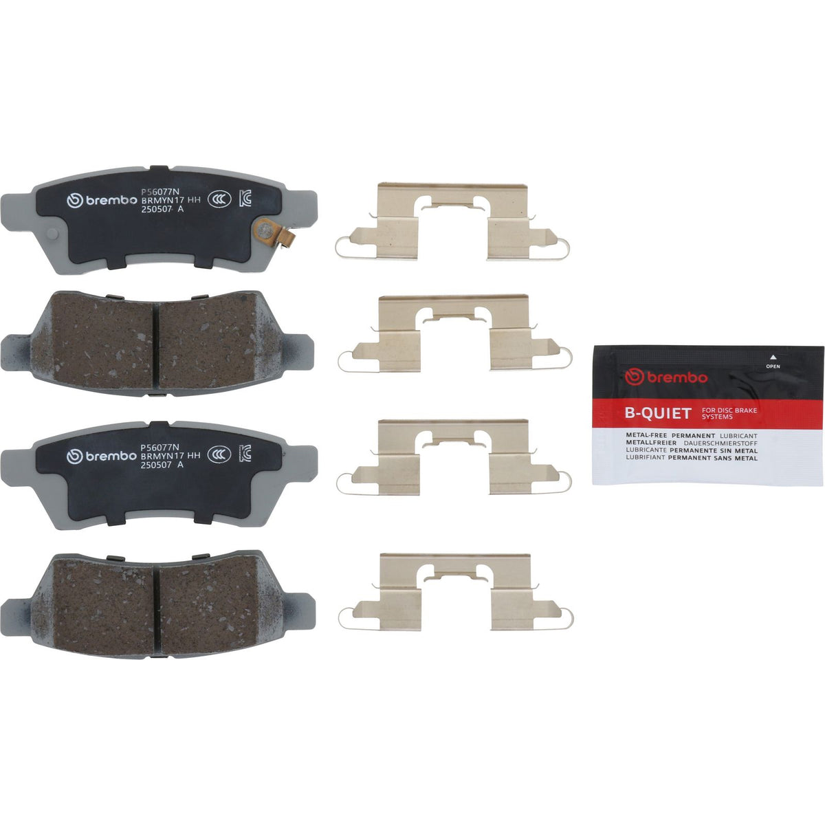 PRIME Ceramic Rear Disc Brake Pad Set - P56077N_02