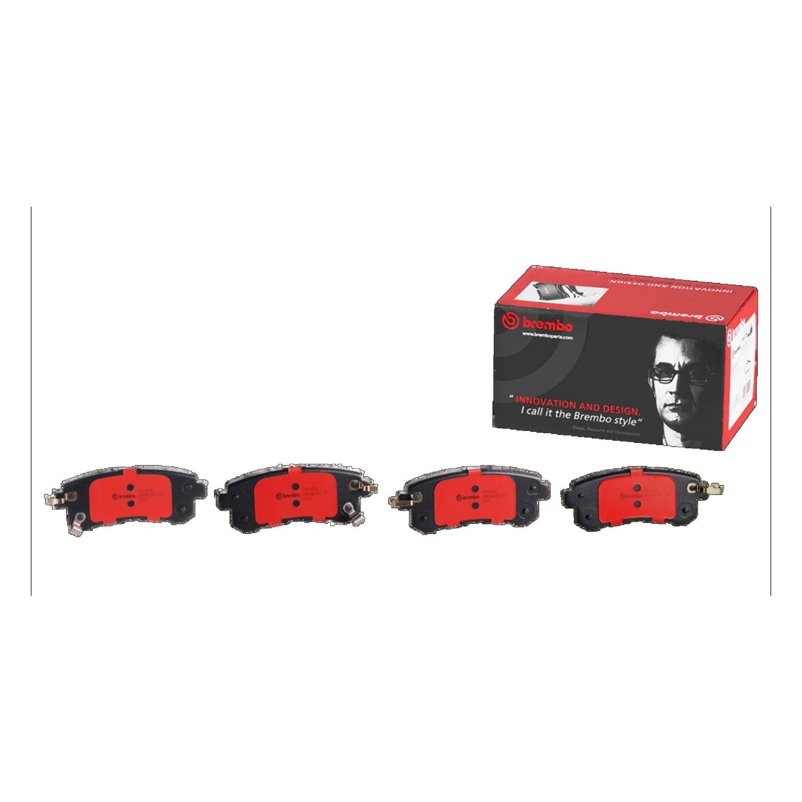 PRIME Ceramic Rear Disc Brake Pad Set - P56082N_02
