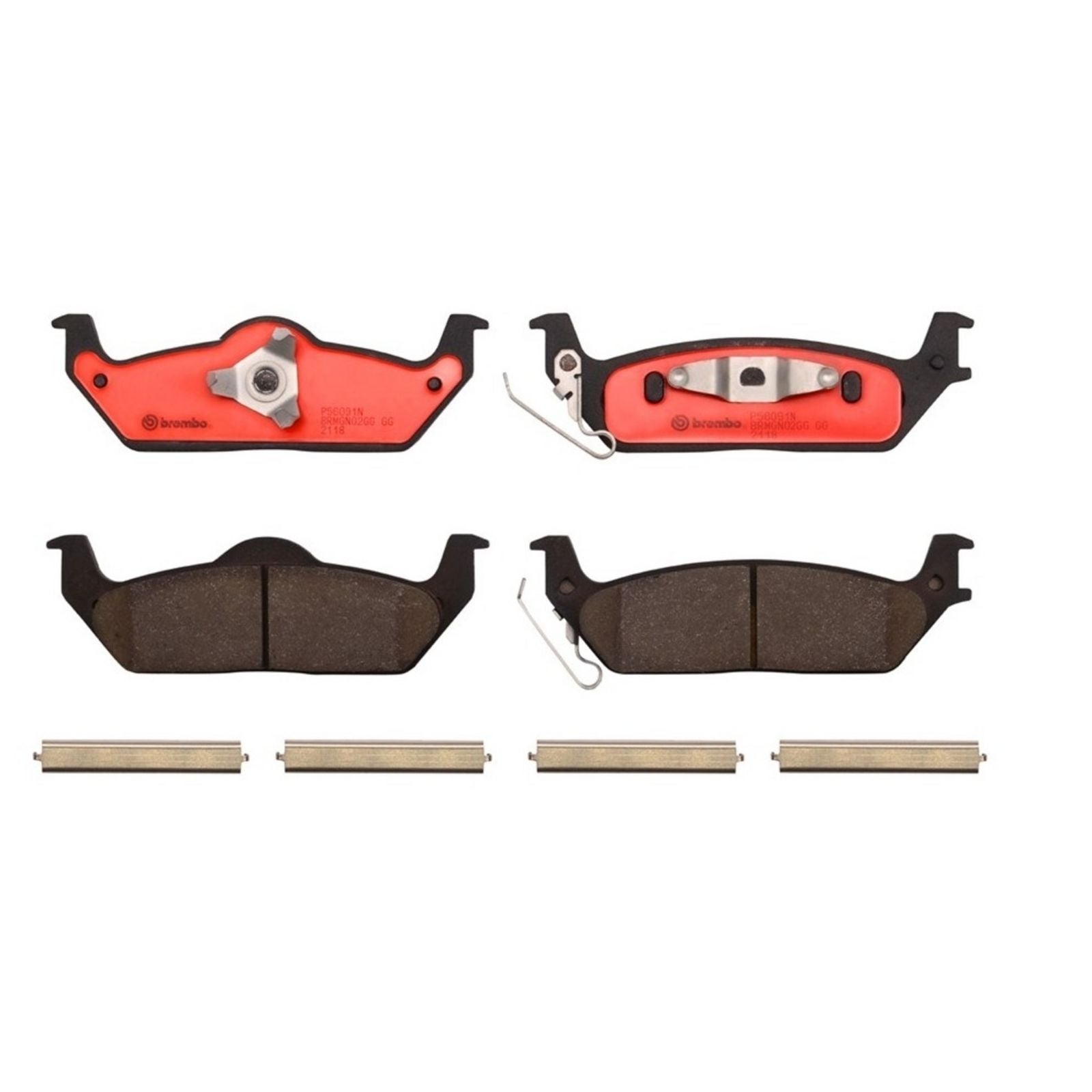 PRIME Ceramic Rear Disc Brake Pad Set - P56091N_01