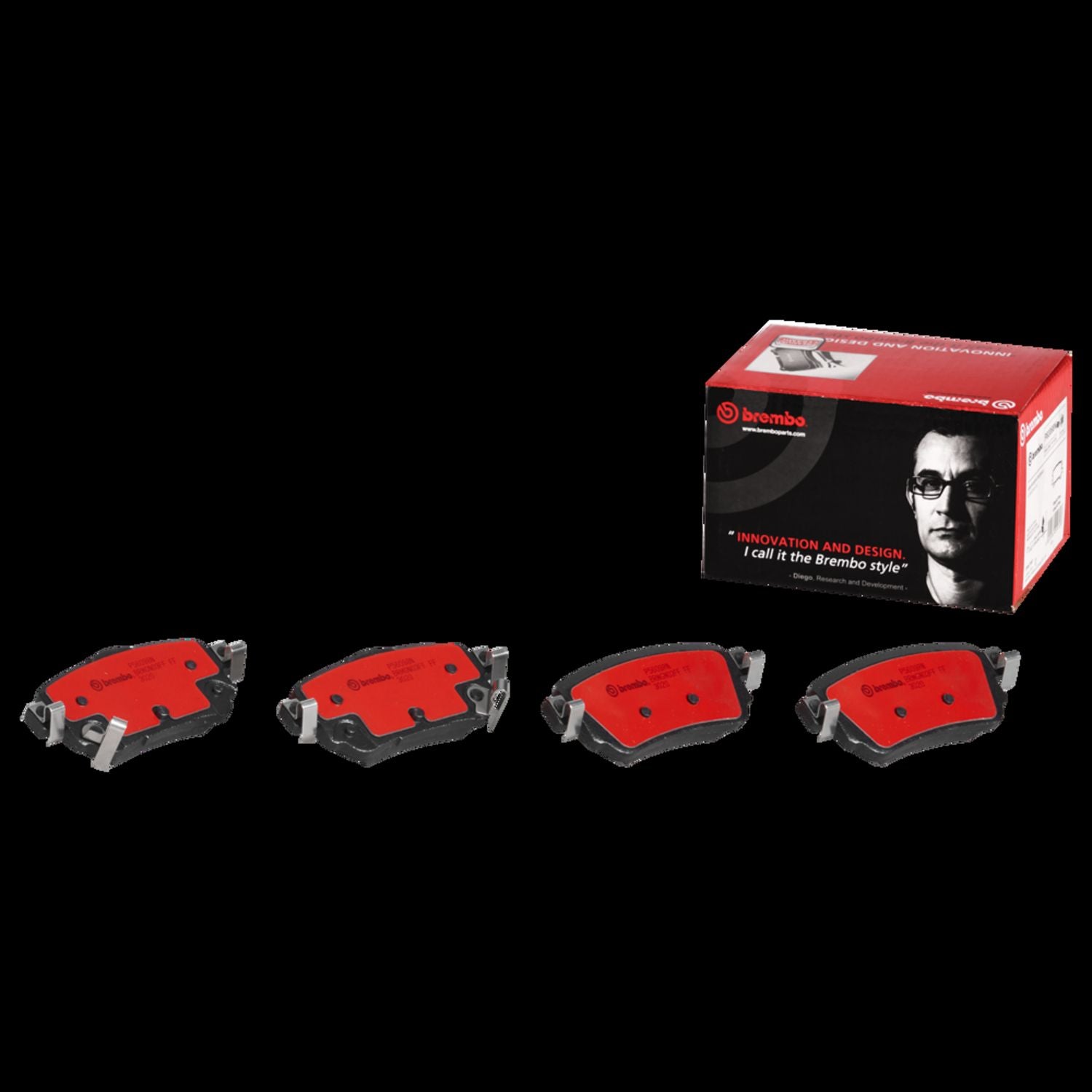PRIME Ceramic Rear Disc Brake Pad Set - P56098N_01
