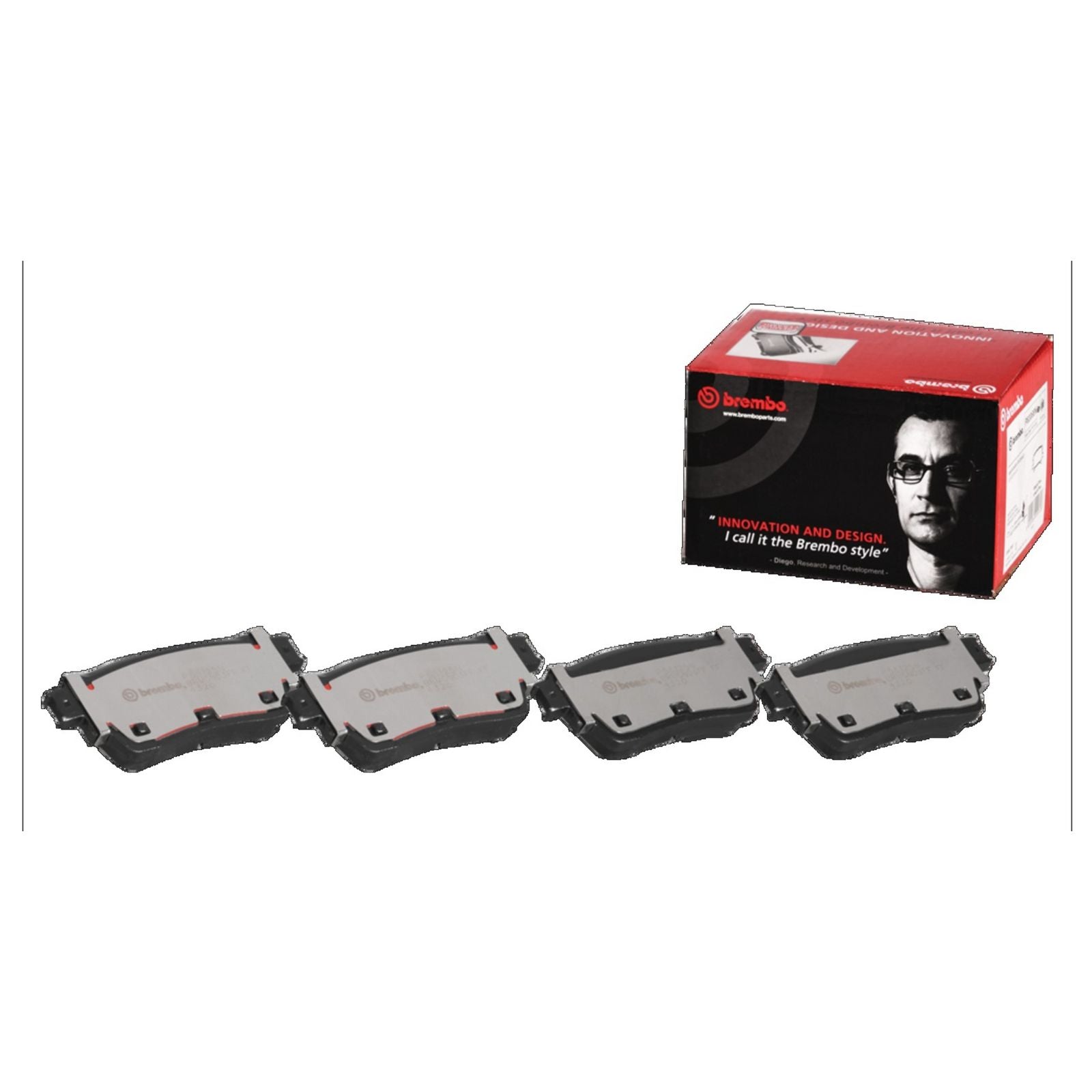 PRIME Ceramic Rear Disc Brake Pad Set - P56125N_01