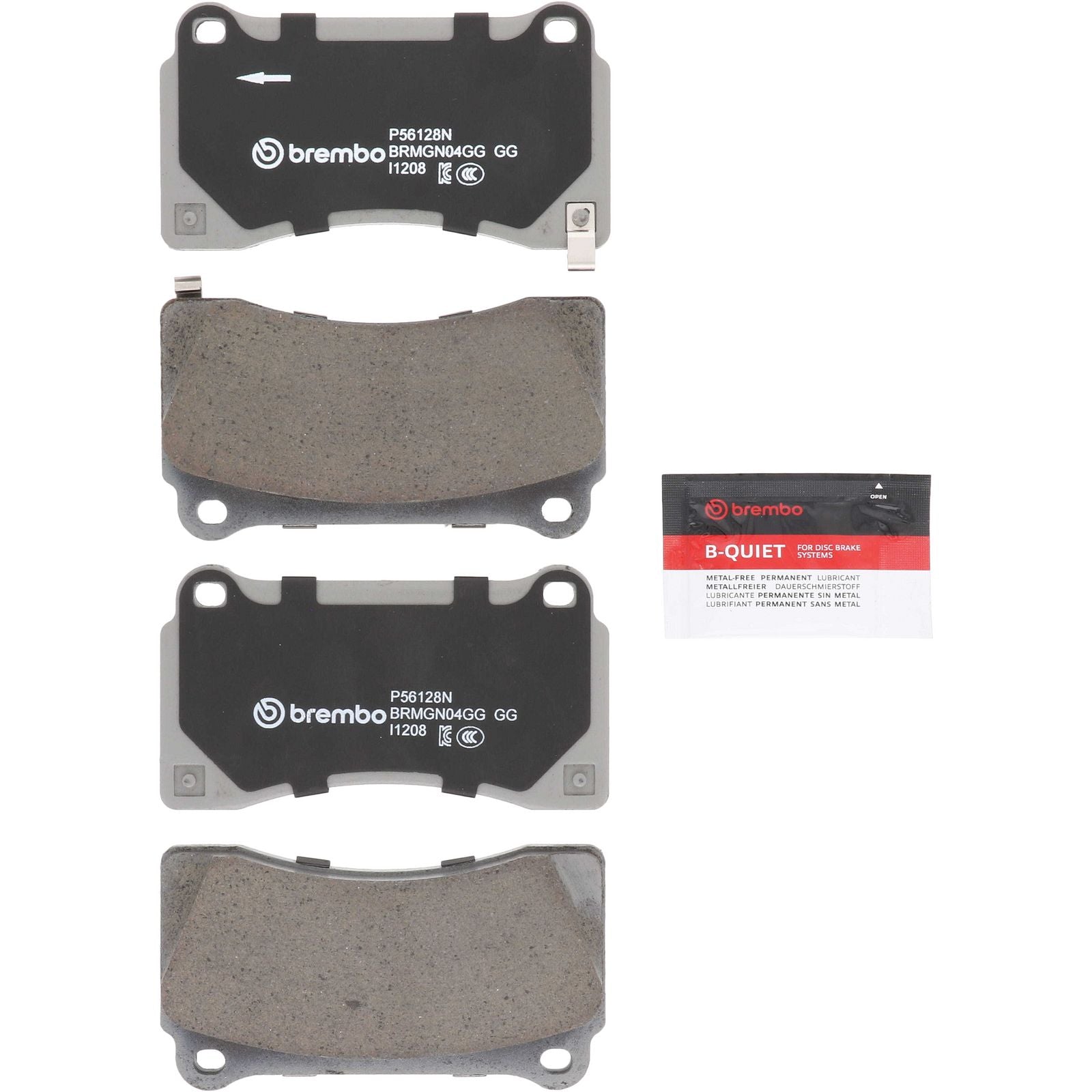 PRIME Ceramic Rear Disc Brake Pad Set - P56128N_02