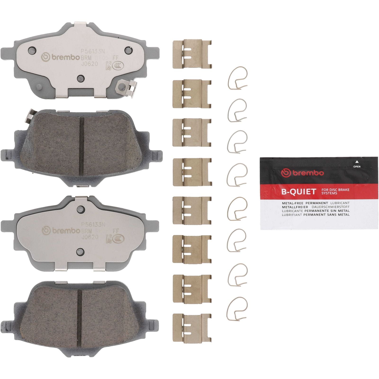 PRIME Ceramic Rear Disc Brake Pad Set - P56133N_02