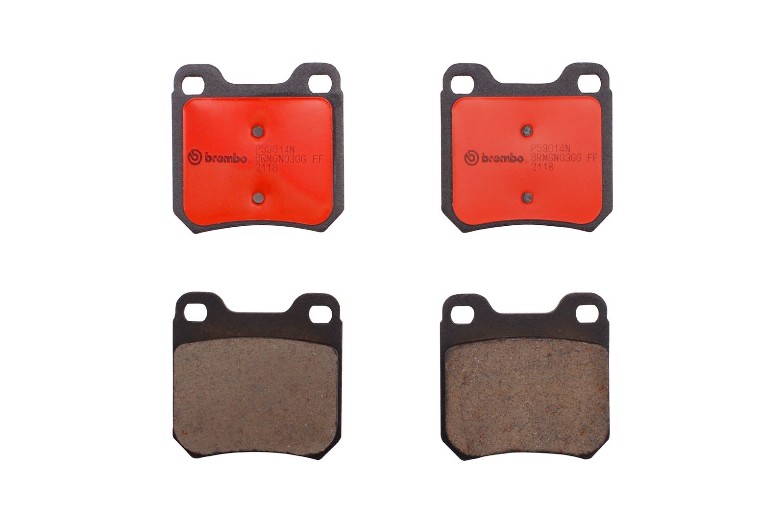 PRIME Ceramic Rear Disc Brake Pad Set - P59014N_01