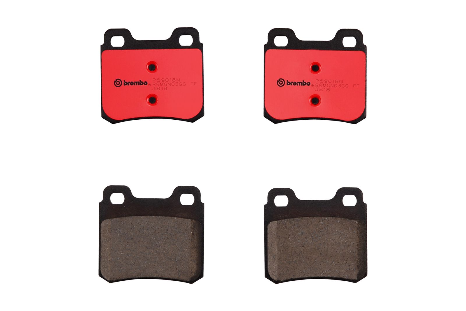 PRIME Ceramic Rear Disc Brake Pad Set - P59018N_01