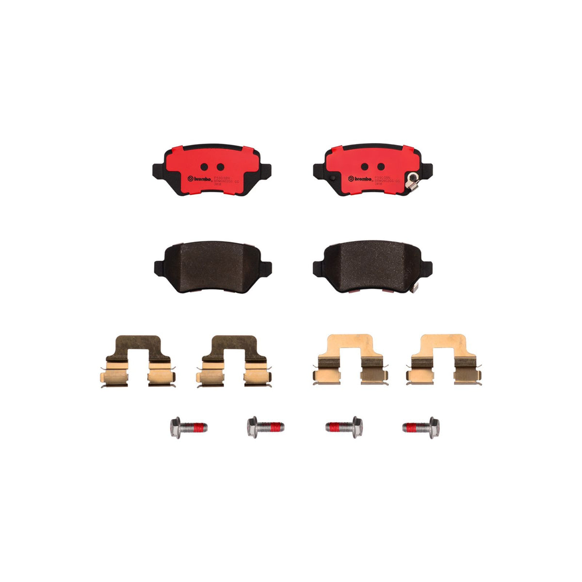 PRIME Ceramic Rear Disc Brake Pad Set - P59038N_01
