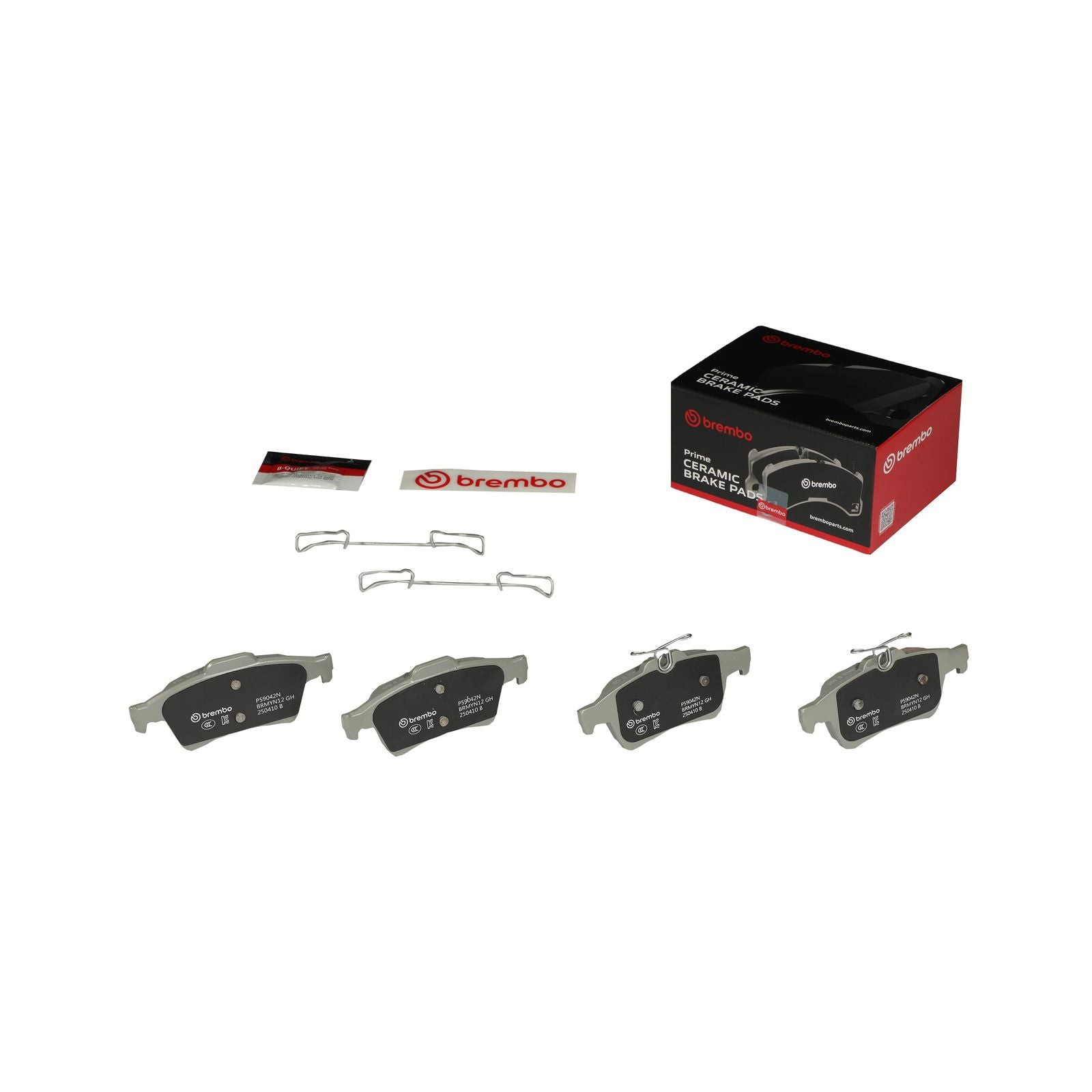 PRIME Ceramic Rear Disc Brake Pad Set - P59042N_04