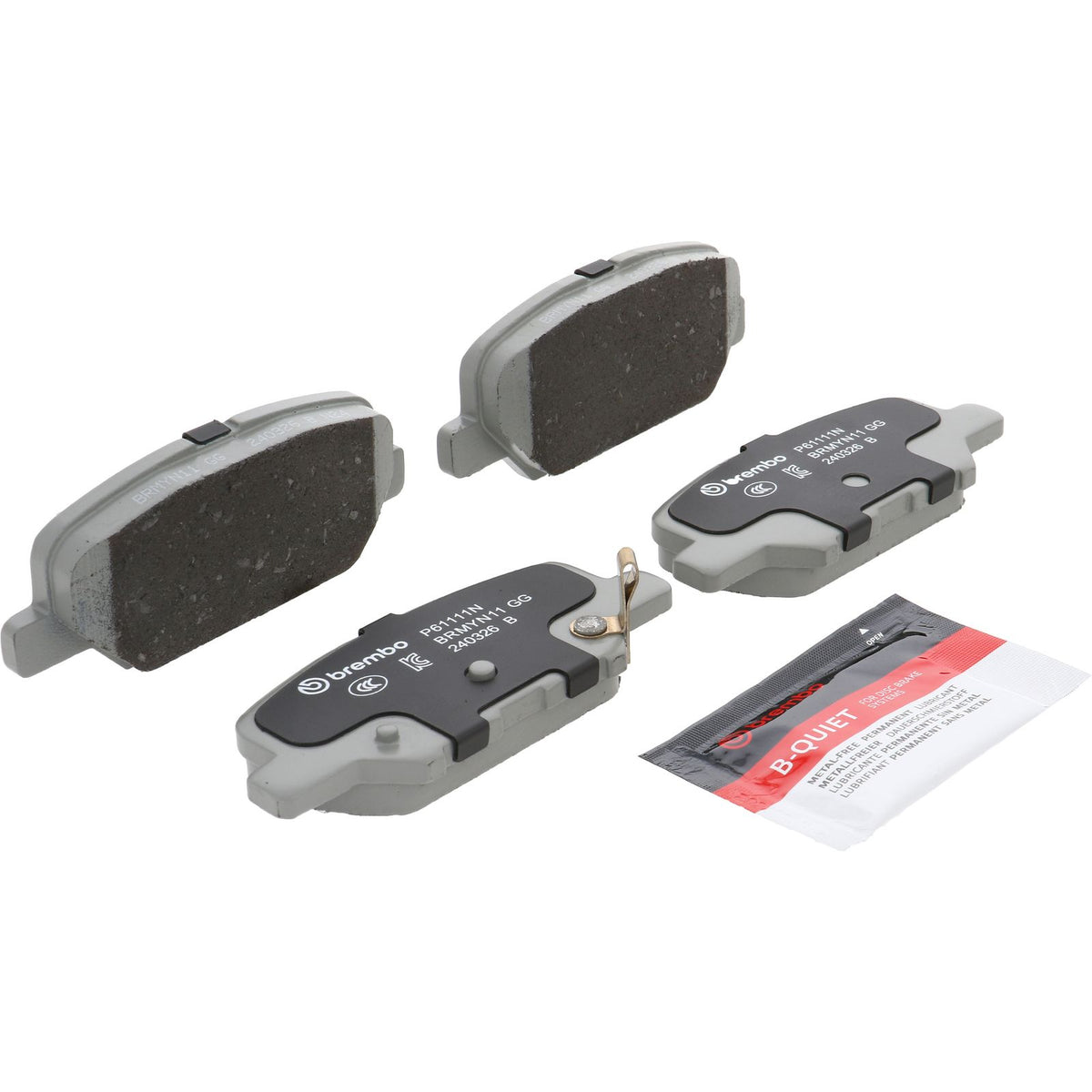 PRIME Ceramic Rear Disc Brake Pad Set - P61111N_02