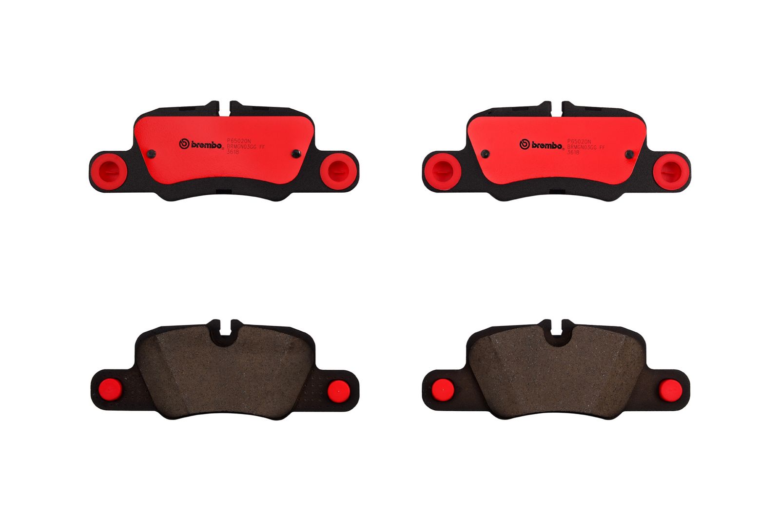 PRIME Ceramic Rear Disc Brake Pad Set - P65020N_01