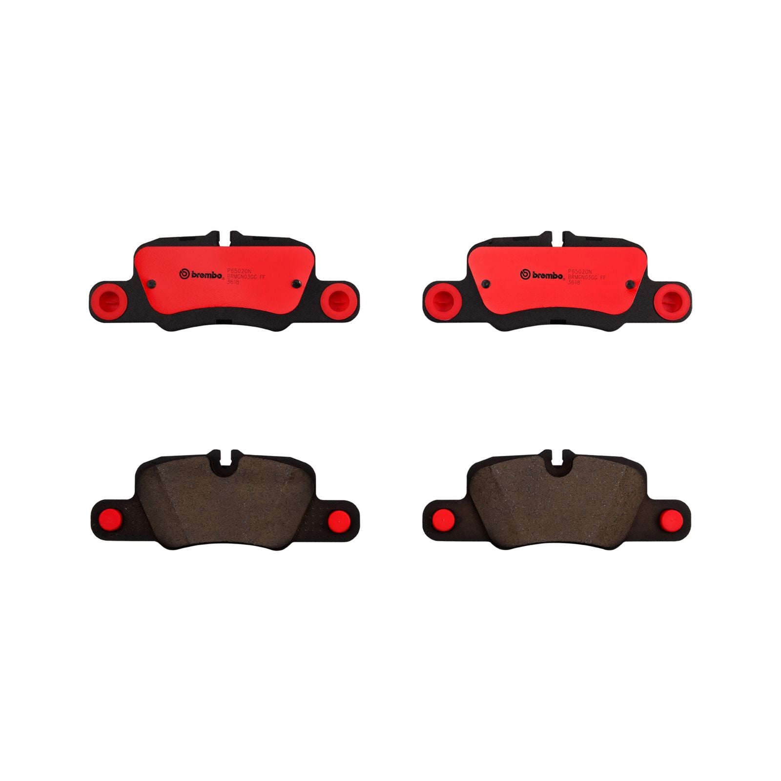 PRIME Ceramic Rear Disc Brake Pad Set - P65020N_01