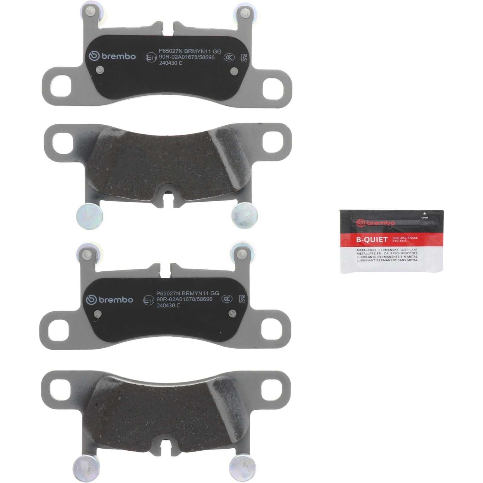 PRIME Ceramic Rear Disc Brake Pad Set - P65027N_01