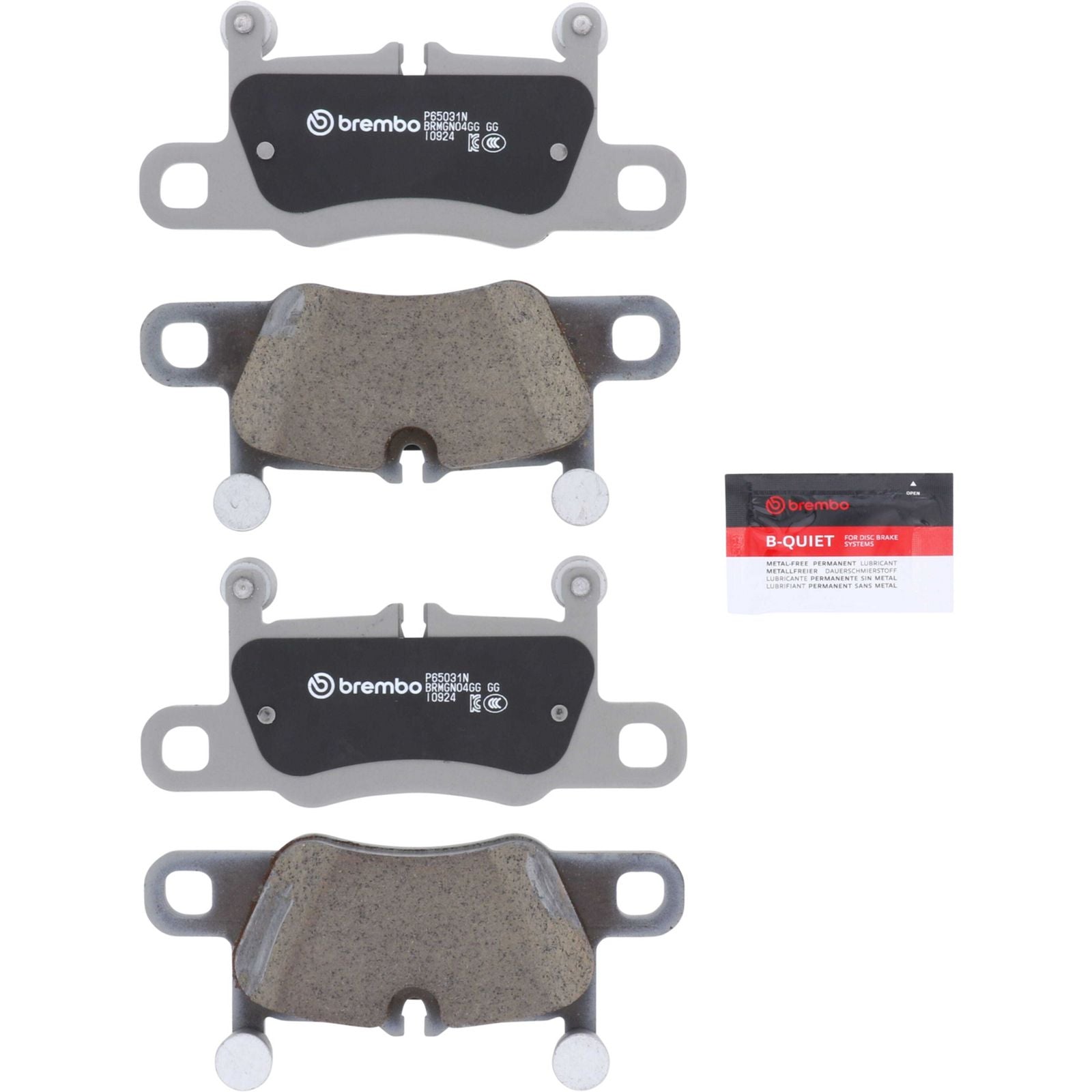 PRIME Ceramic Rear Disc Brake Pad Set - P65031N_01