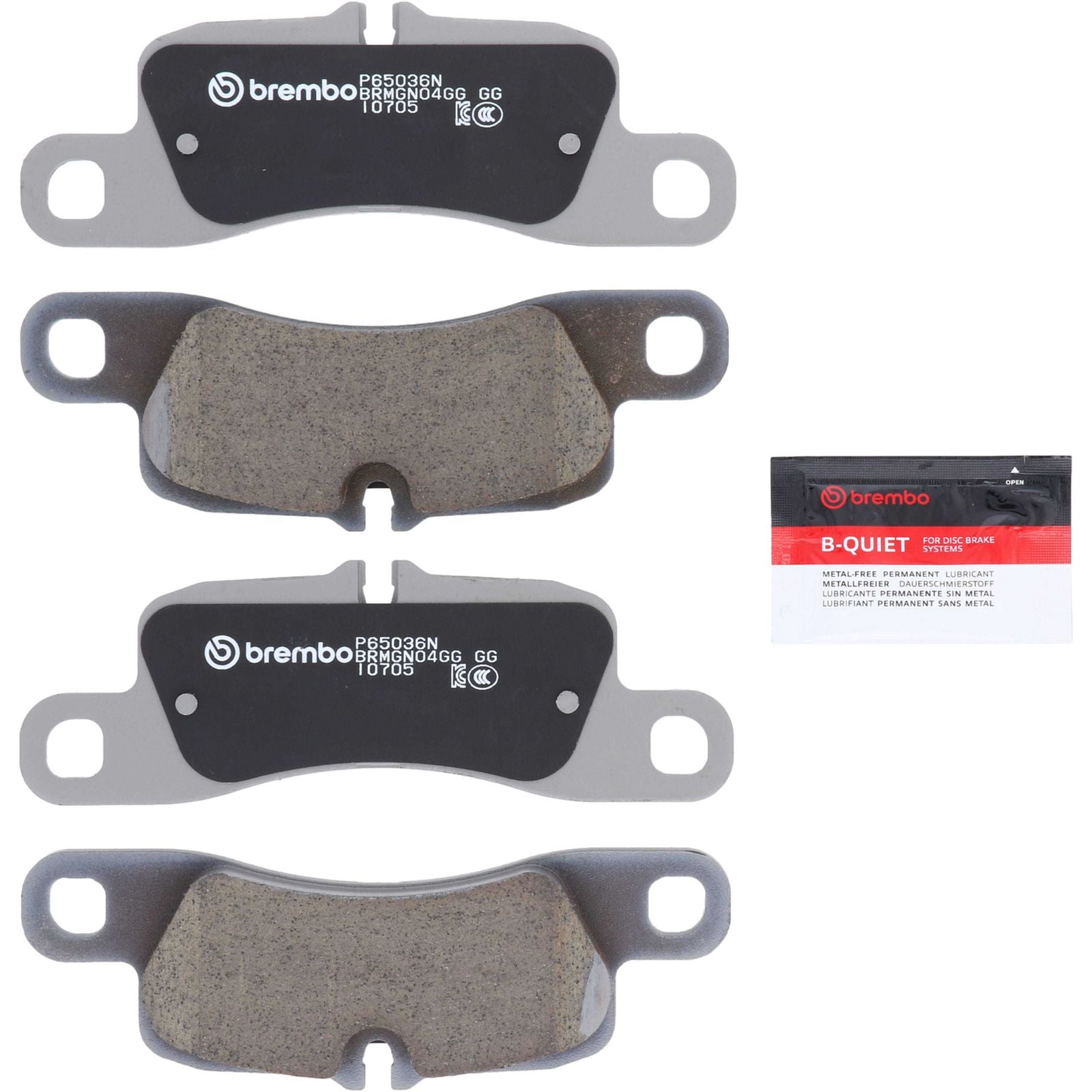 PRIME Ceramic Rear Disc Brake Pad Set - P65036N_02