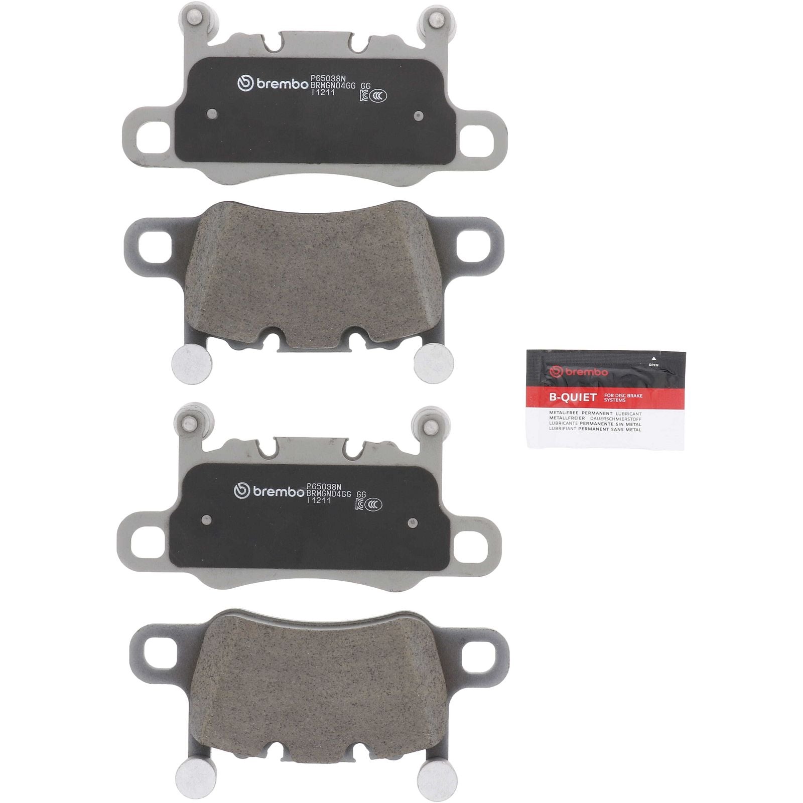 PRIME Ceramic Rear Disc Brake Pad Set - P65038N_02