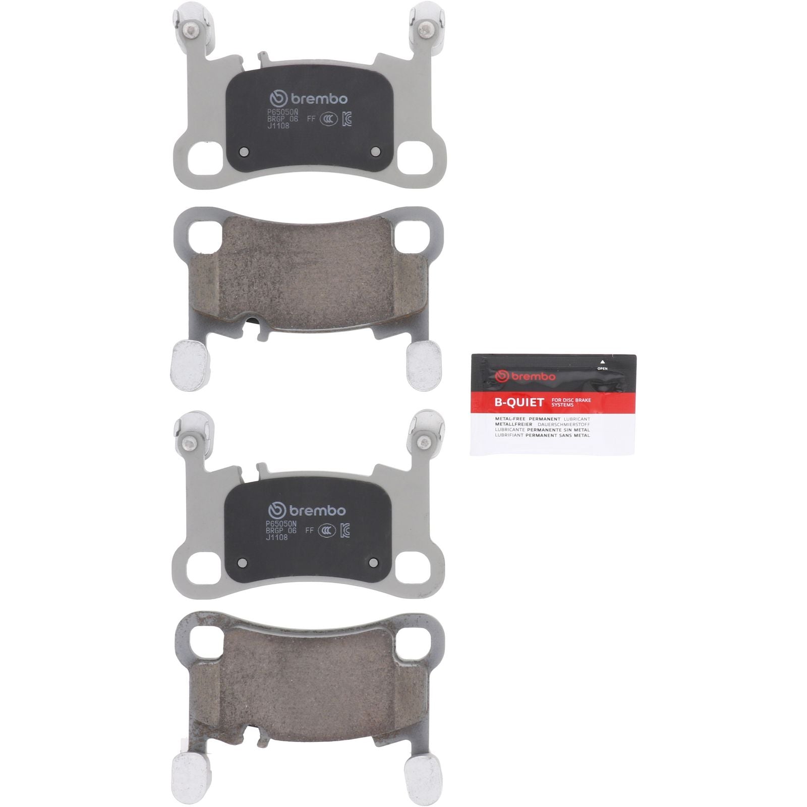PRIME Ceramic Rear Disc Brake Pad Set - P65050N_02