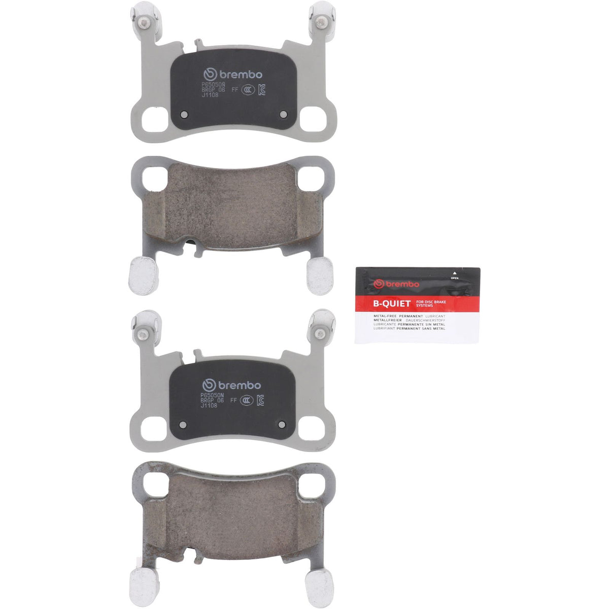 PRIME Ceramic Rear Disc Brake Pad Set - P65050N_02