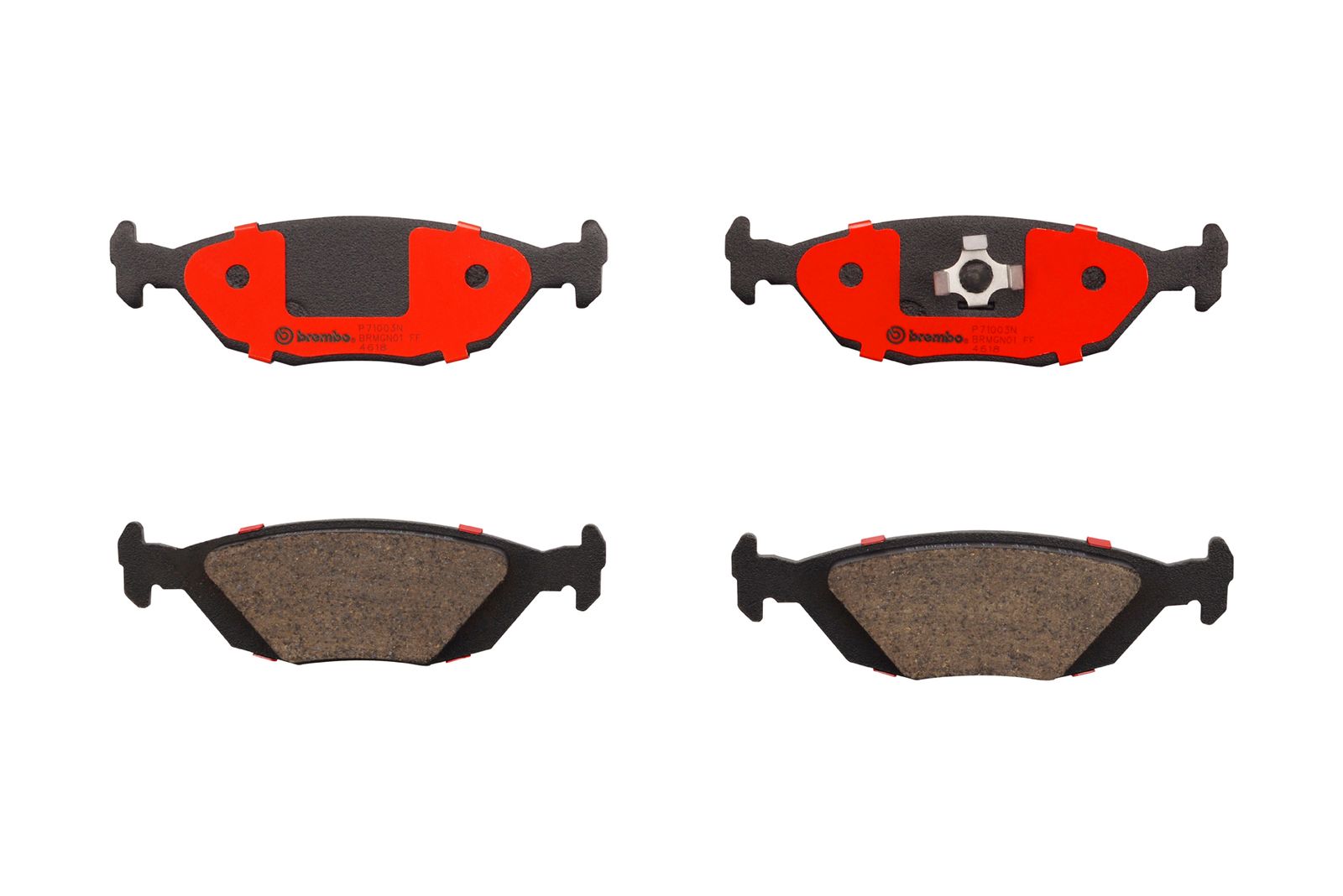 PRIME Ceramic Rear Disc Brake Pad Set - P71003N_01