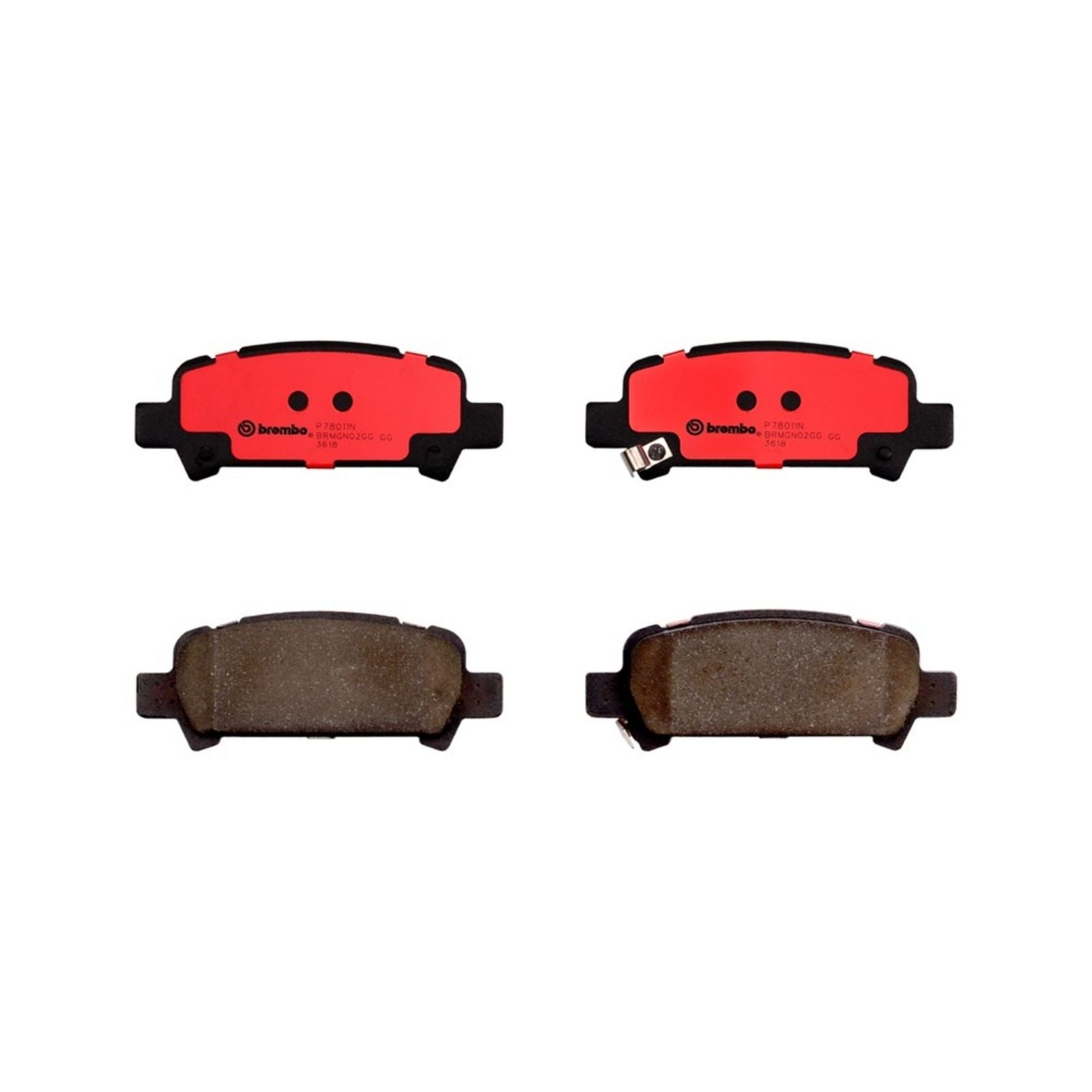 PRIME Ceramic Rear Disc Brake Pad Set - P78011N_01