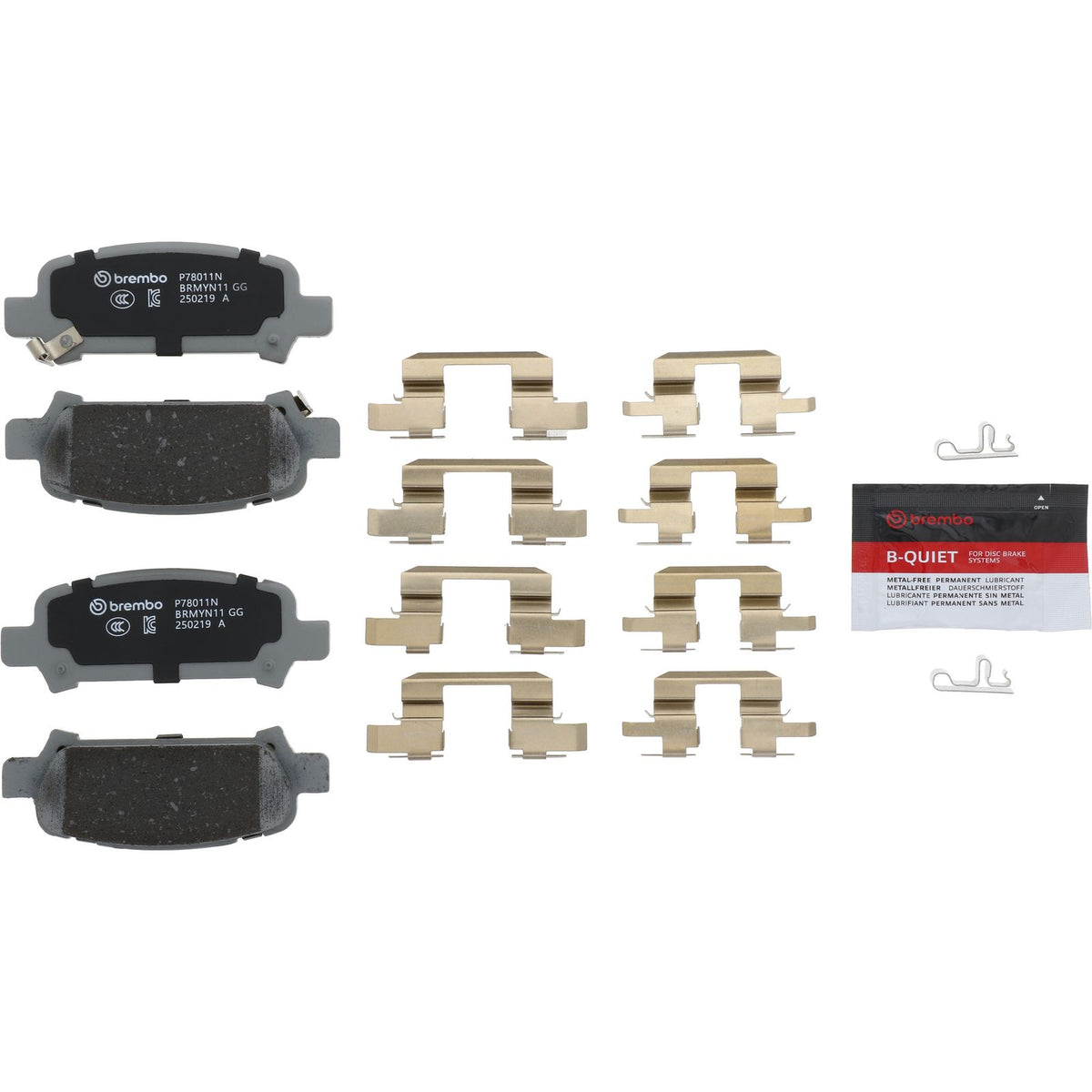 PRIME Ceramic Rear Disc Brake Pad Set - P78011N_02