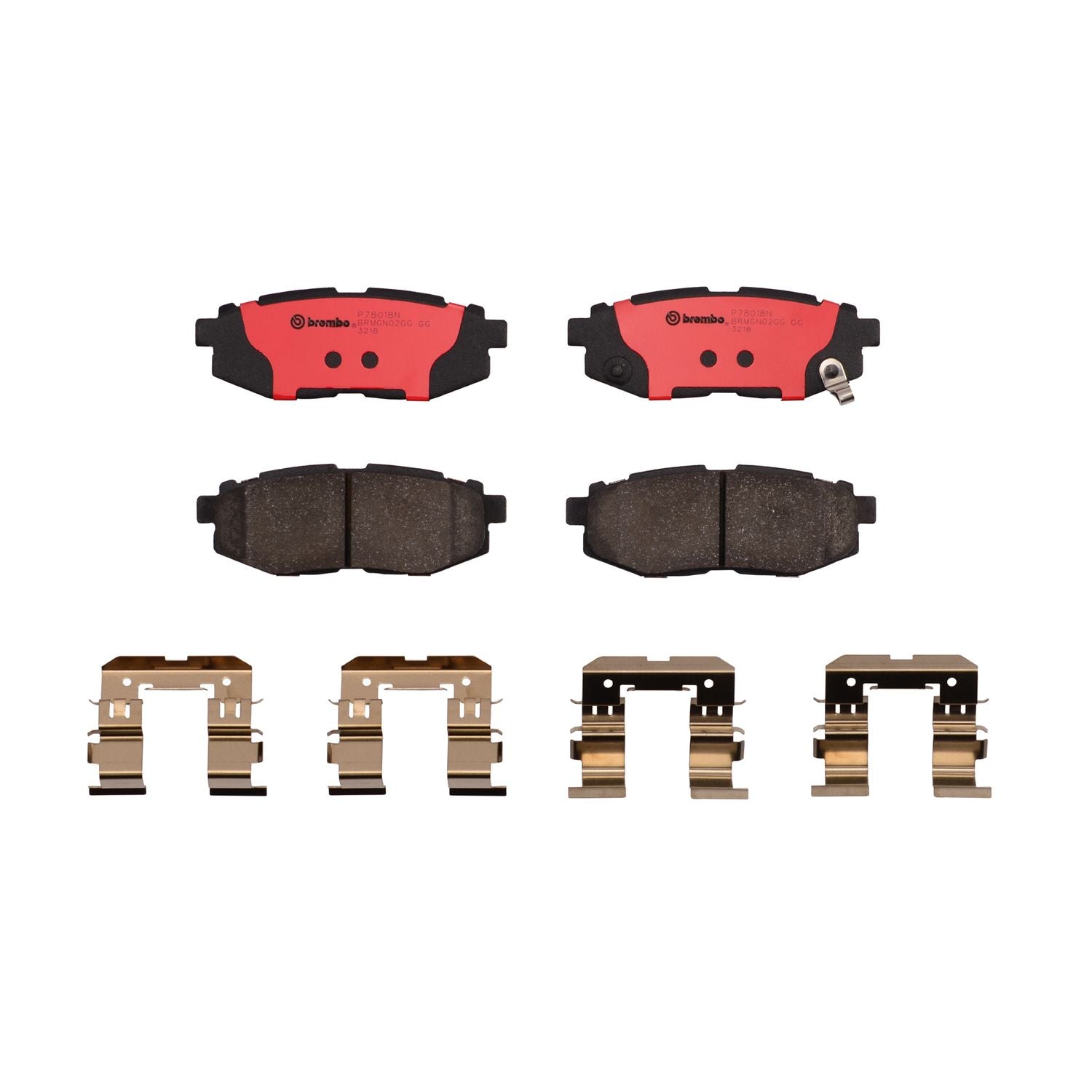 PRIME Ceramic Rear Disc Brake Pad Set - P78018N_01